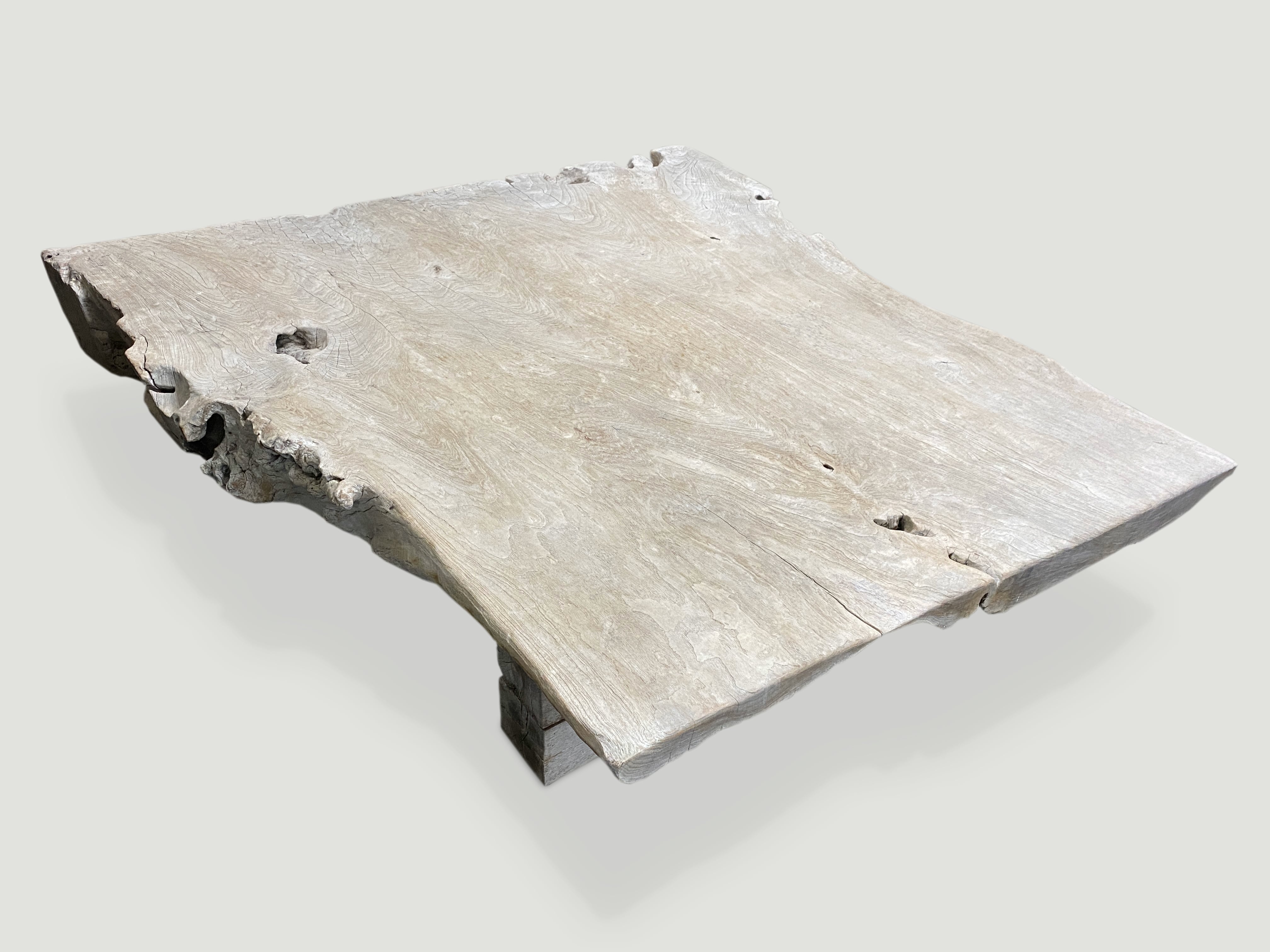 single slab live edge coffee table