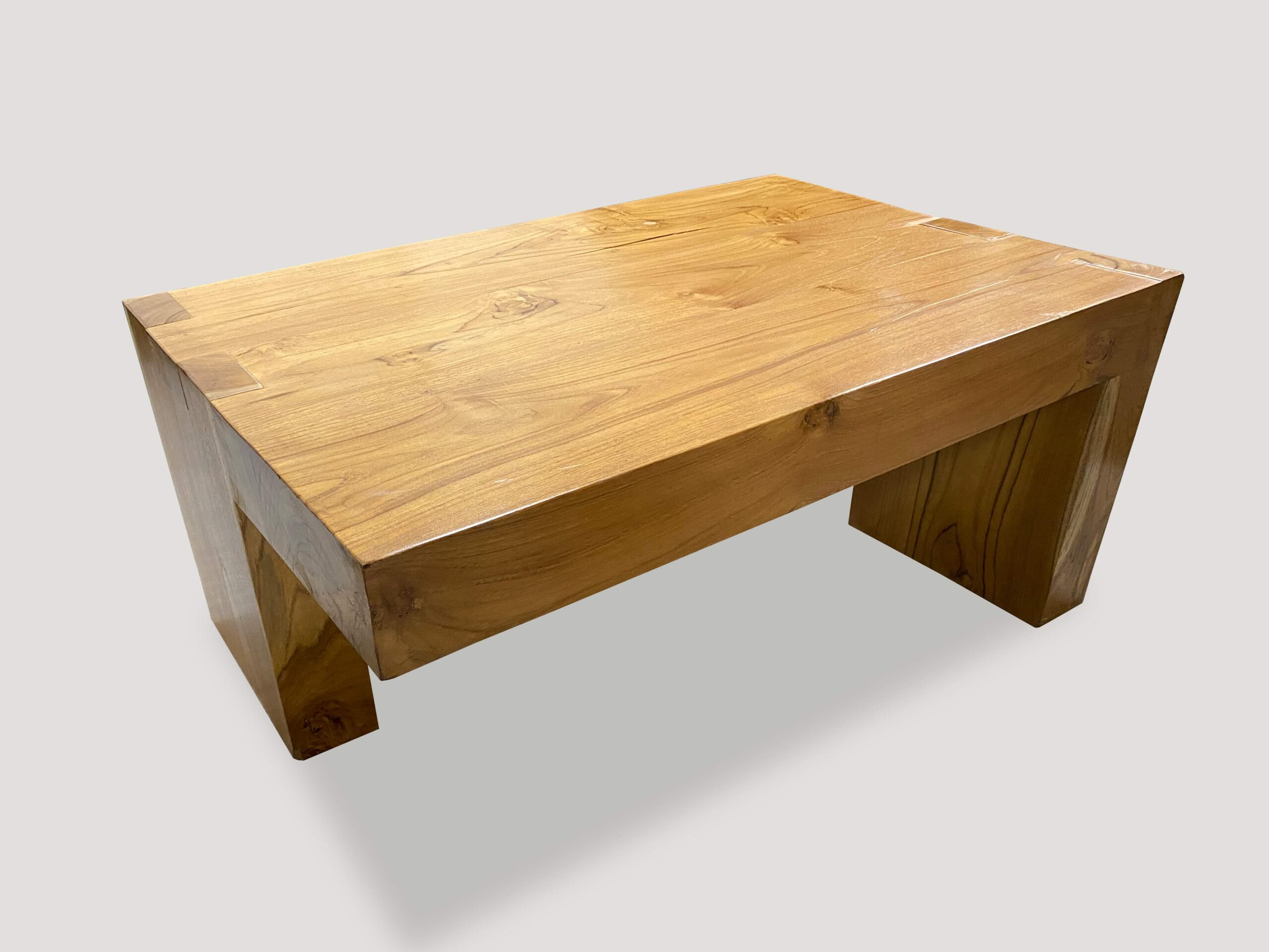 teak wood coffee table
