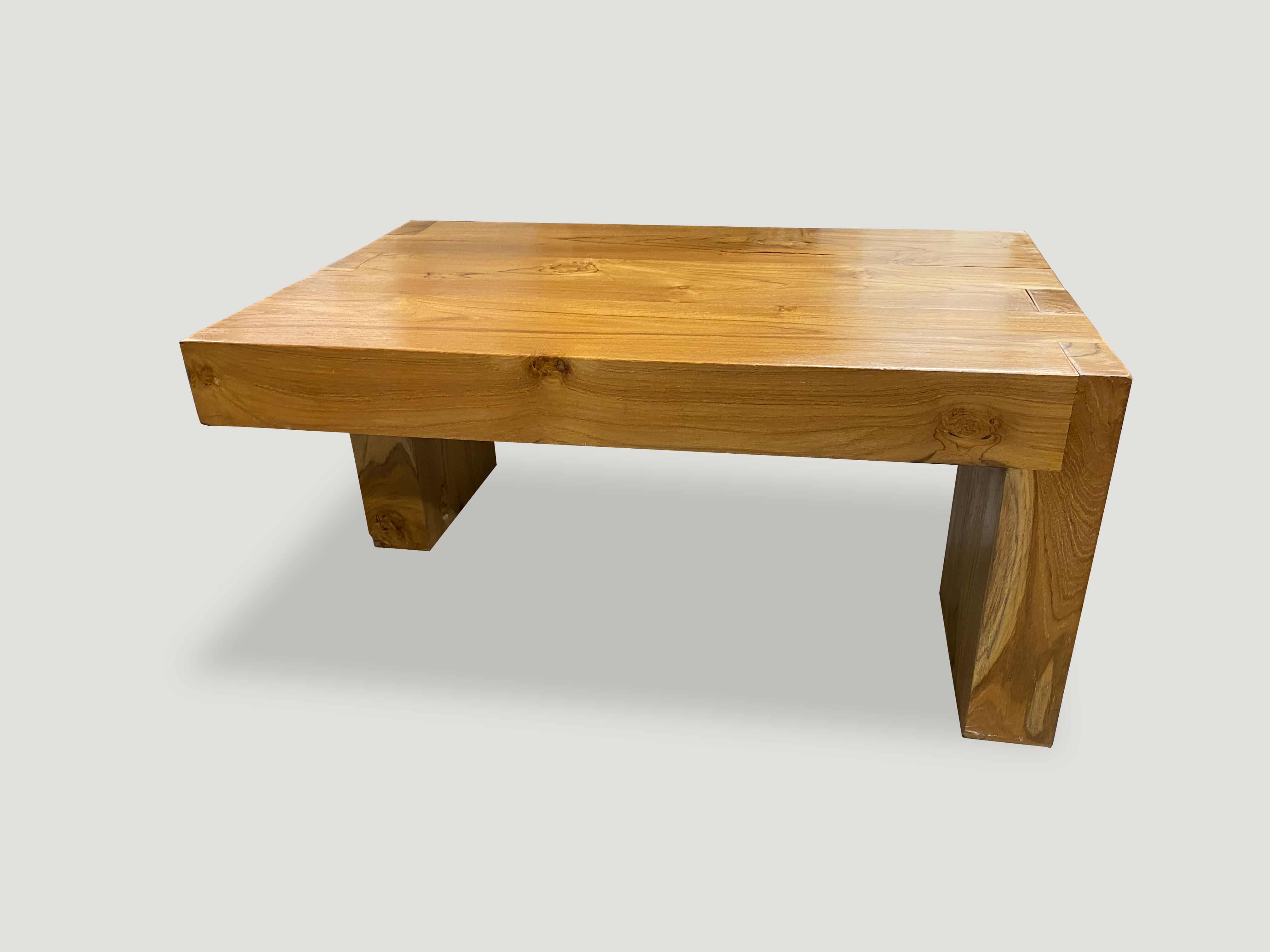 teak wood coffee table