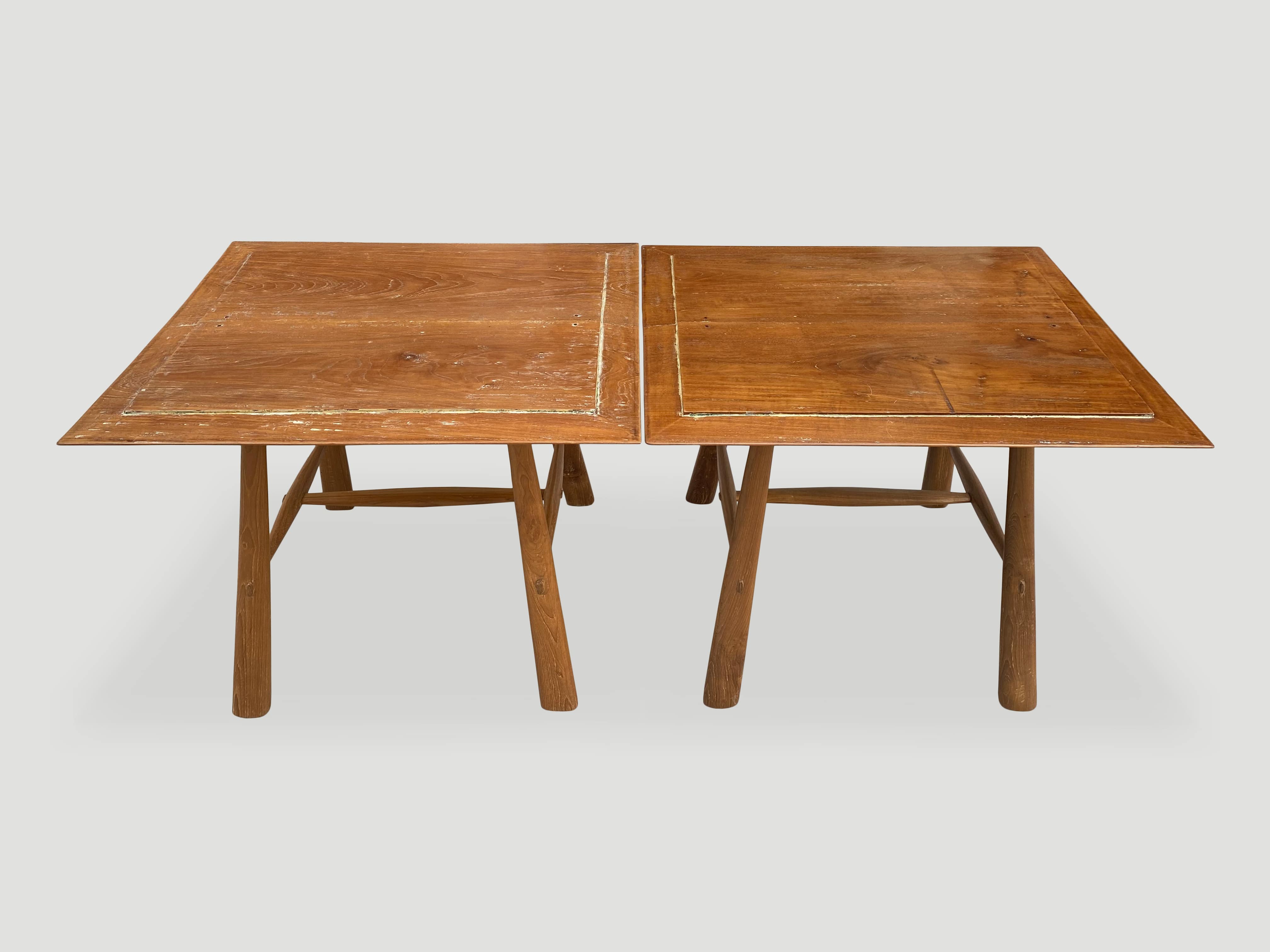 MID CENTURY COUTURE TEAK COCKTAIL TABLE, CARD TABLE OR ENTRY TABLE.