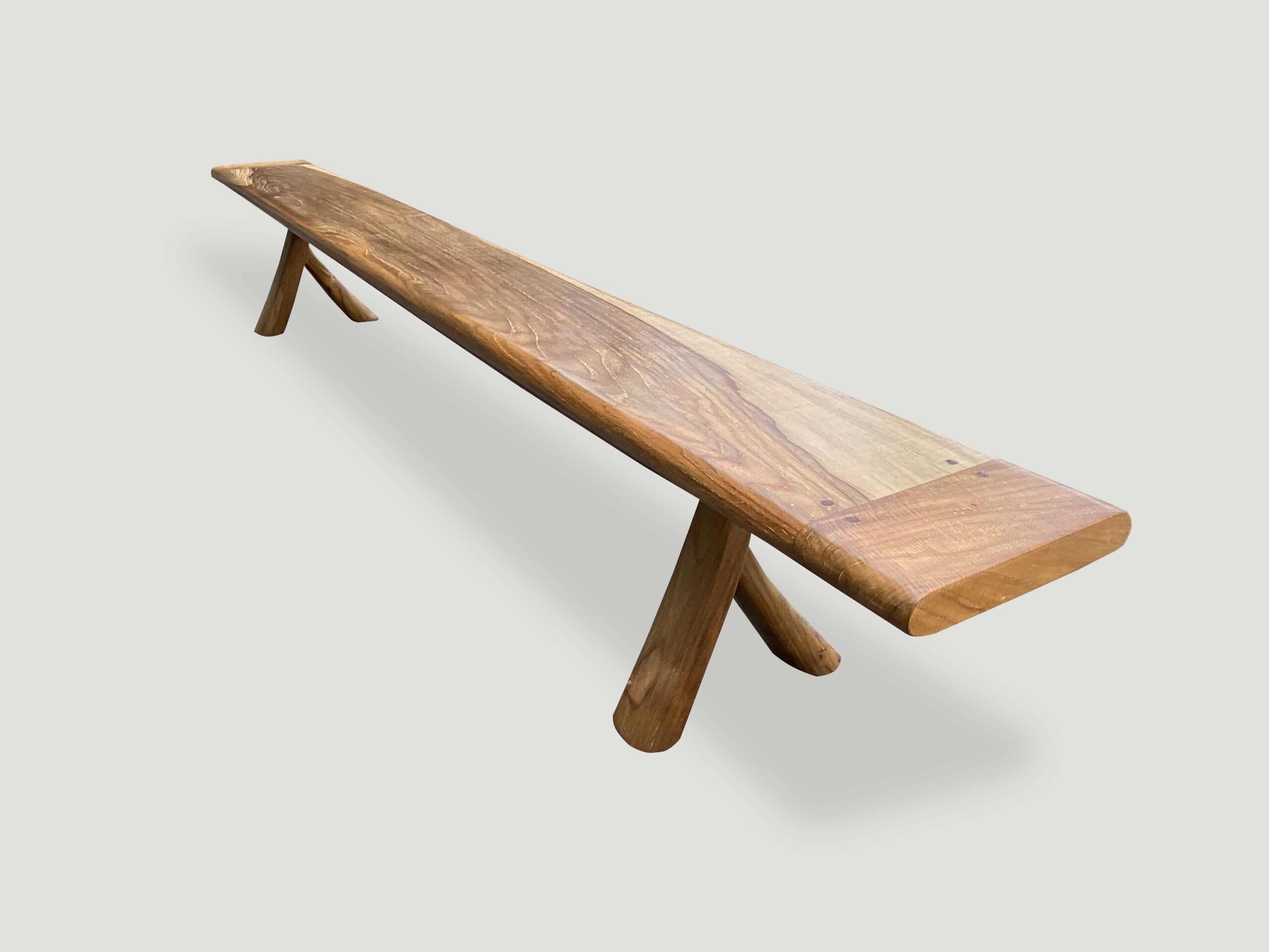 mid century couture long bench