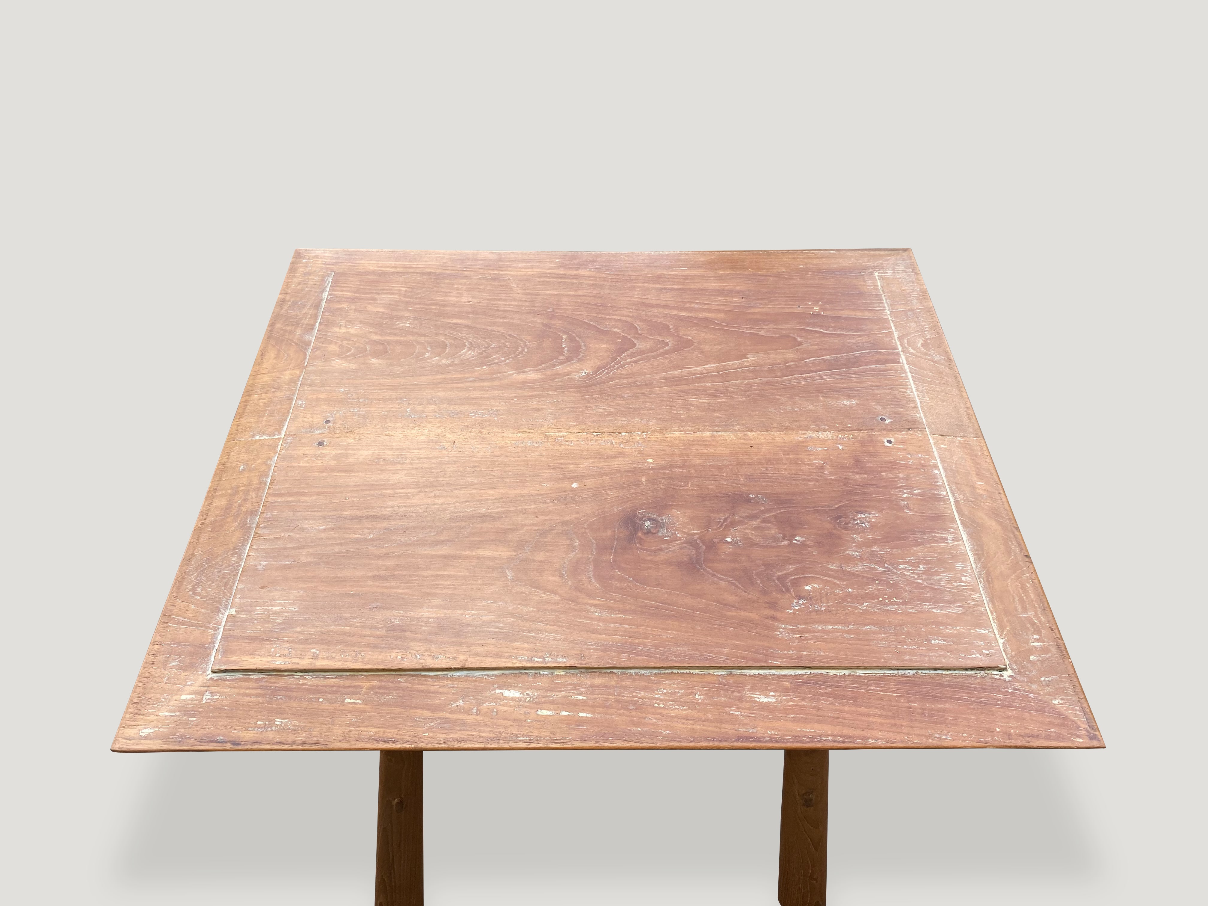 teak wood end table