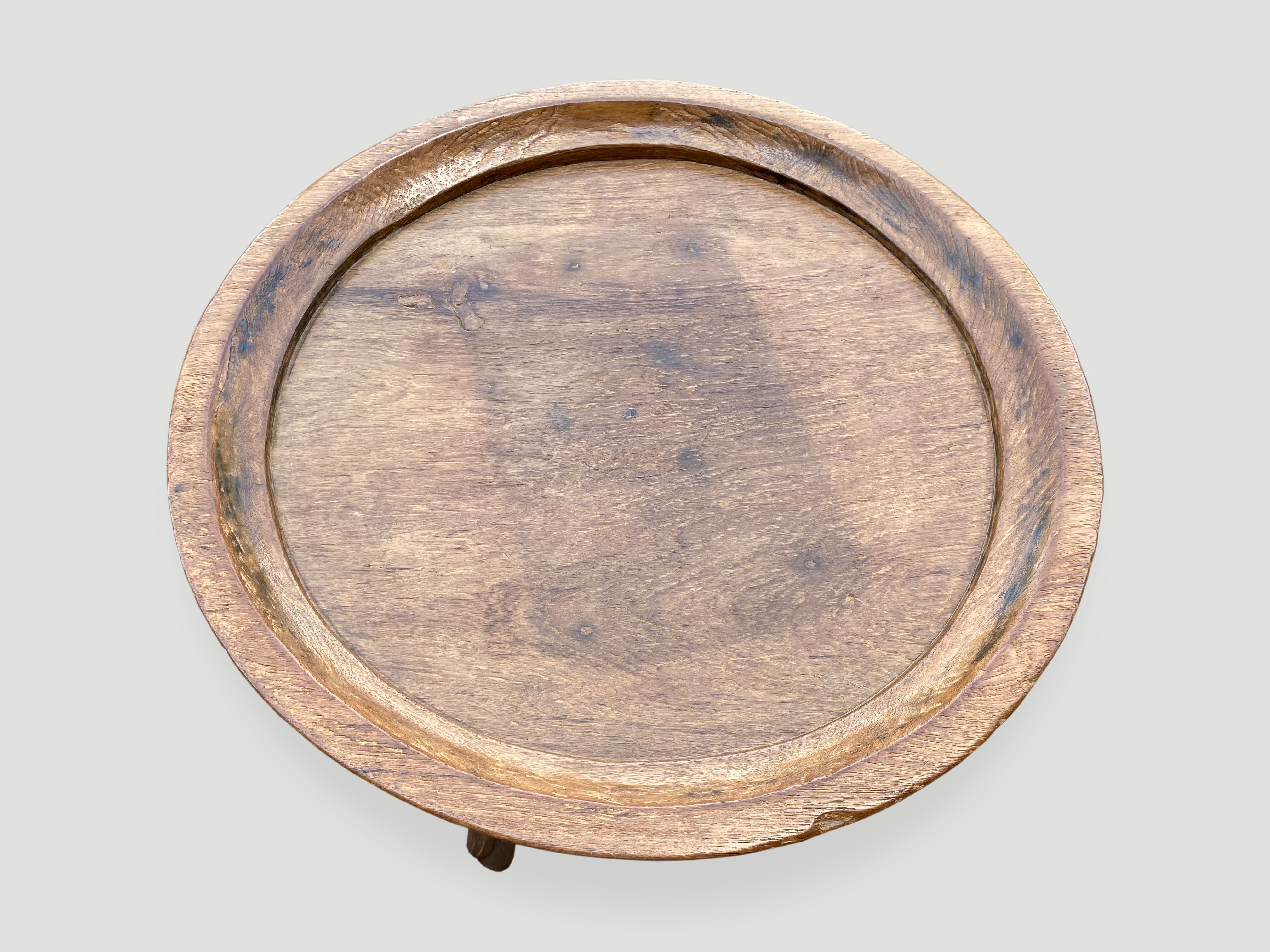 antique wabi sabi wood tray