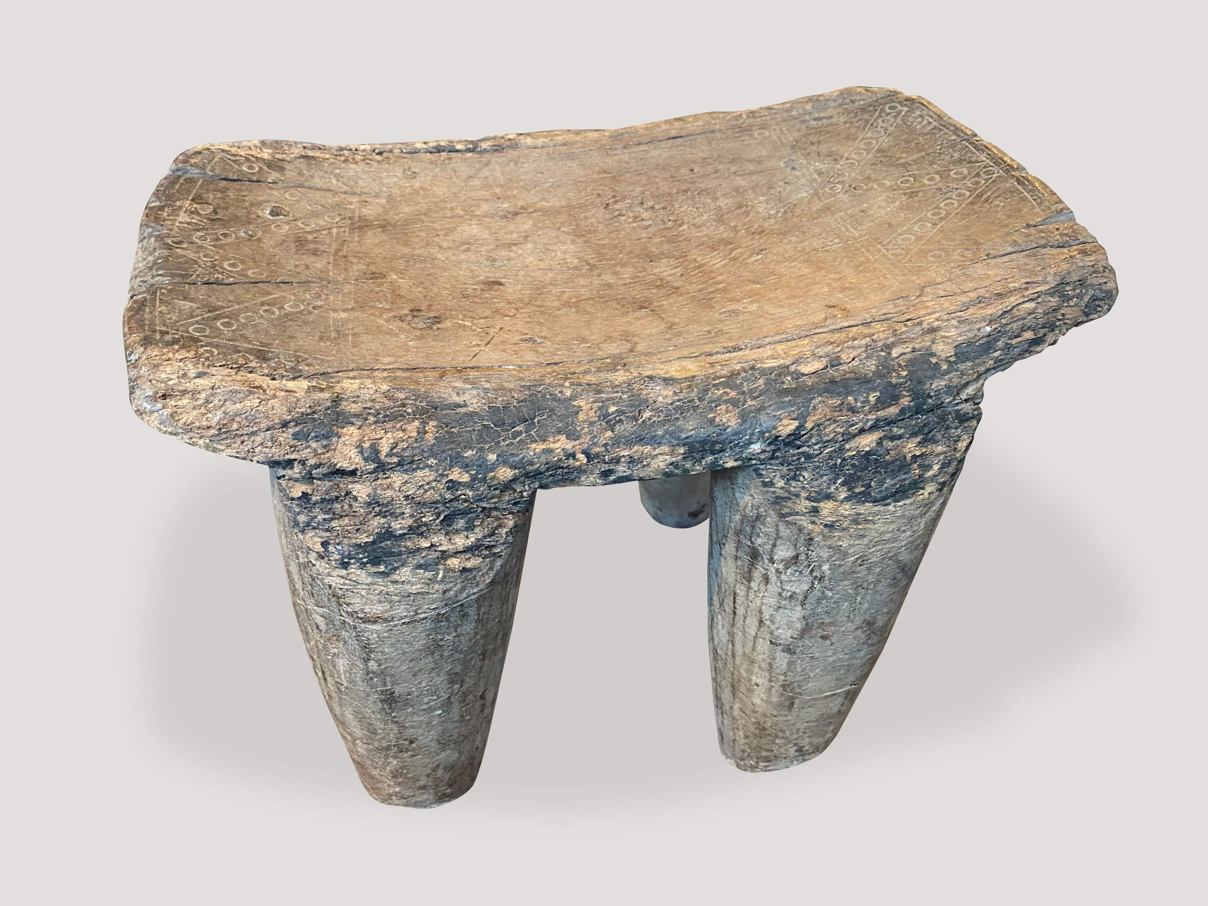 antique african stool