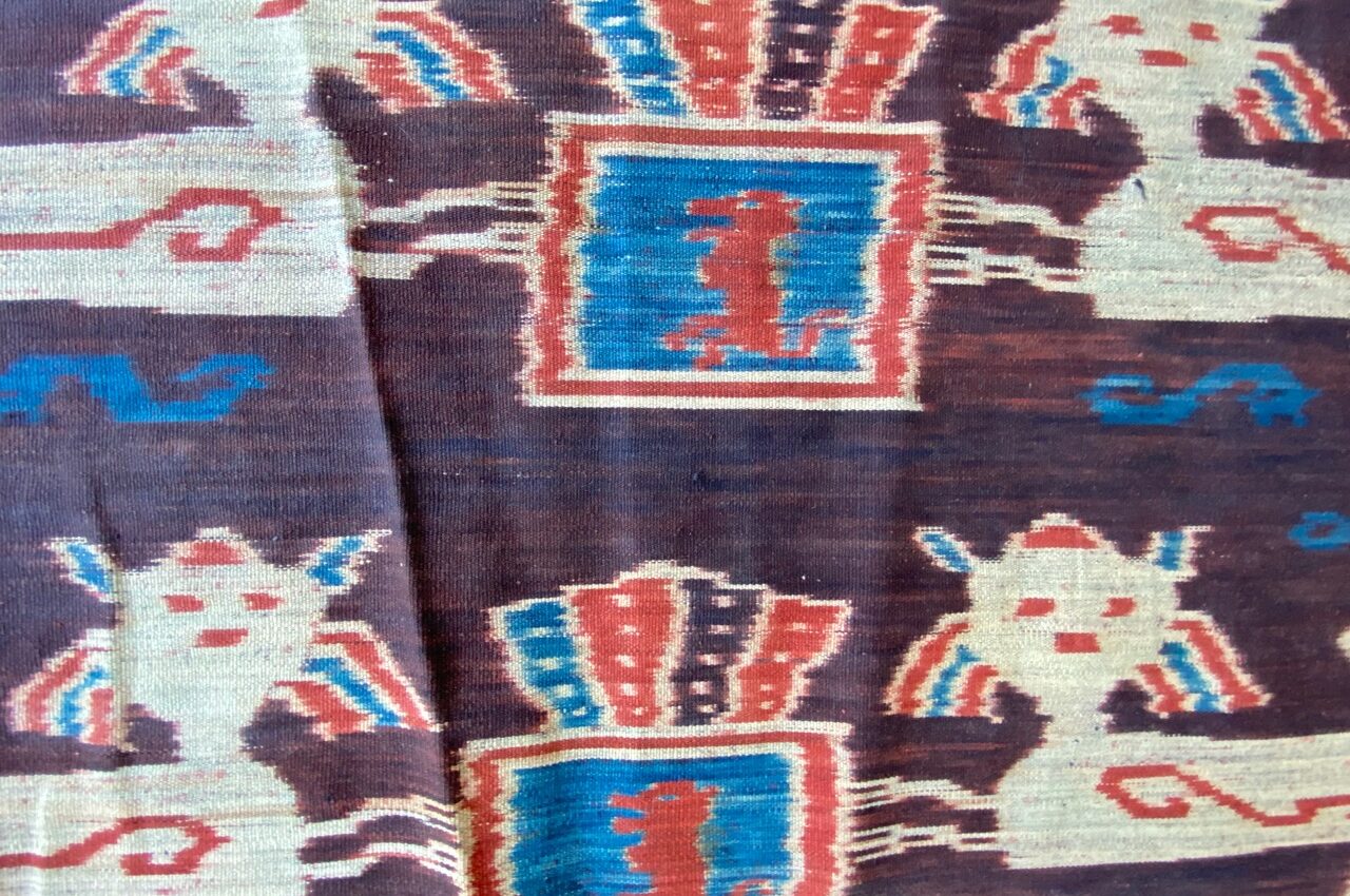 long rare ikat from the island of Sumba