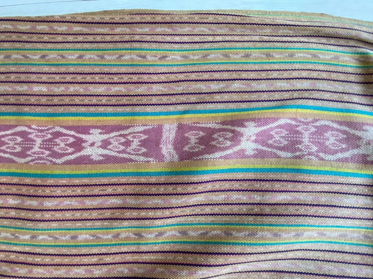 antique ikat textile from the island of Sumba