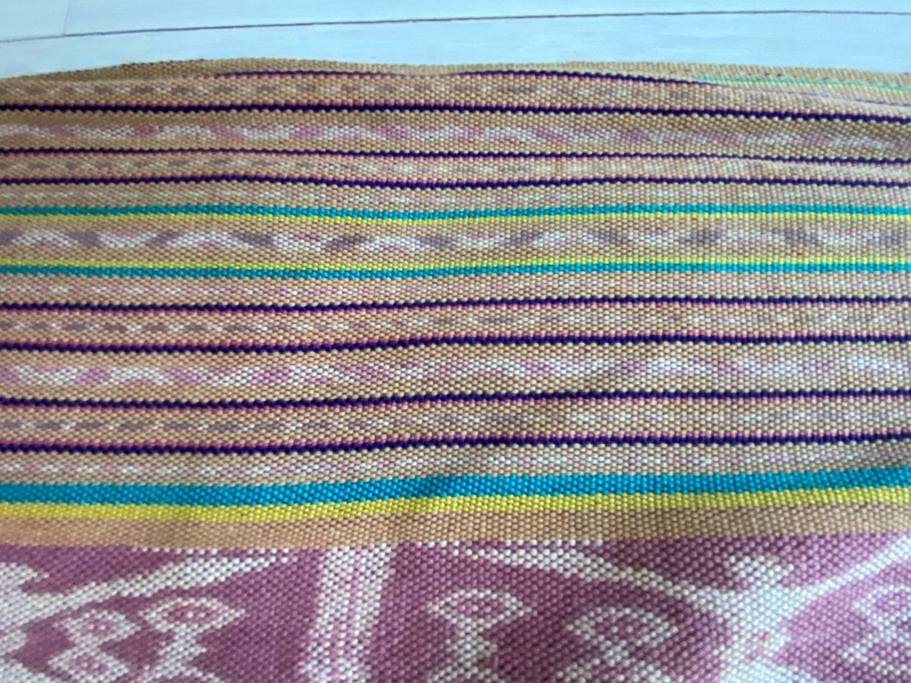 antique ikat textile from the island of Sumba