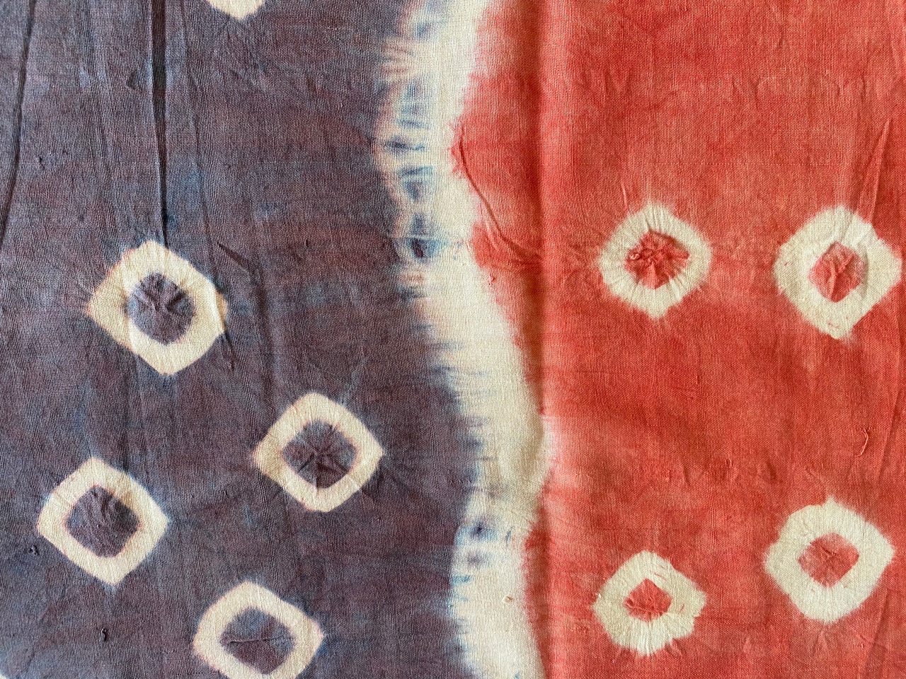 ‘pelangi’ tie-dyed textile from Toraja Land
