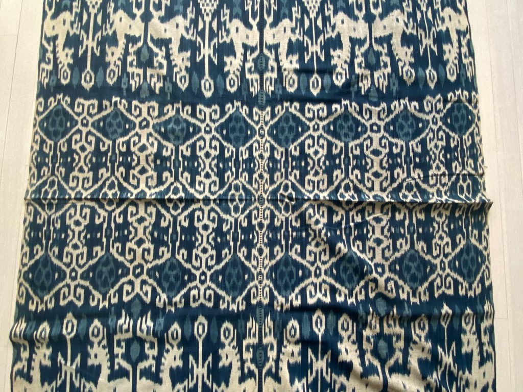 Rare Bold Indigo Sumba Textile 46TX - Andrianna Shamaris