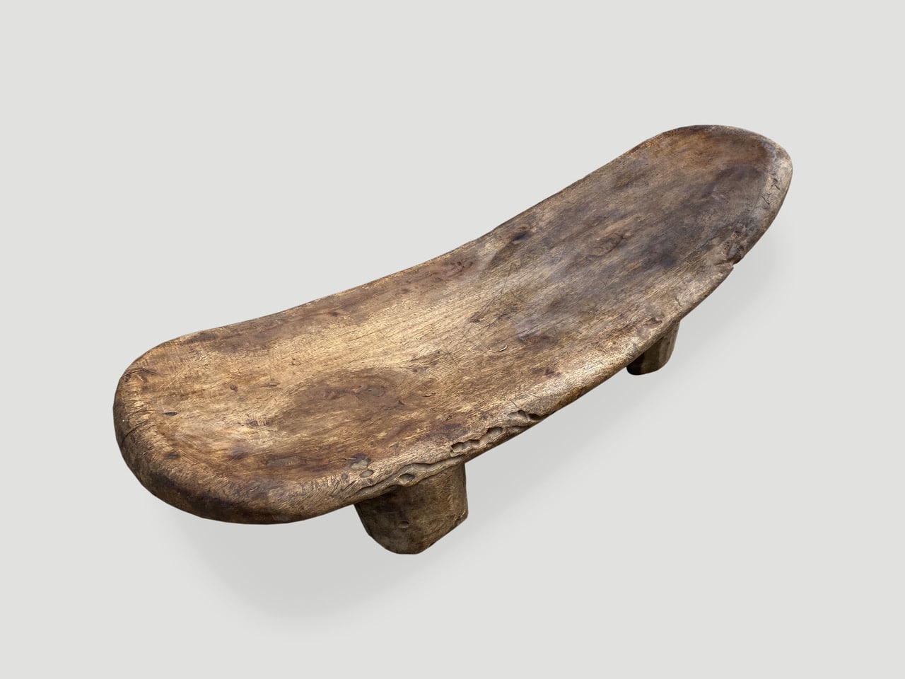 Wabi Sabi antique wooden bench or chaise