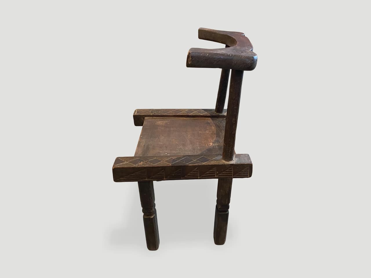 african wood chair