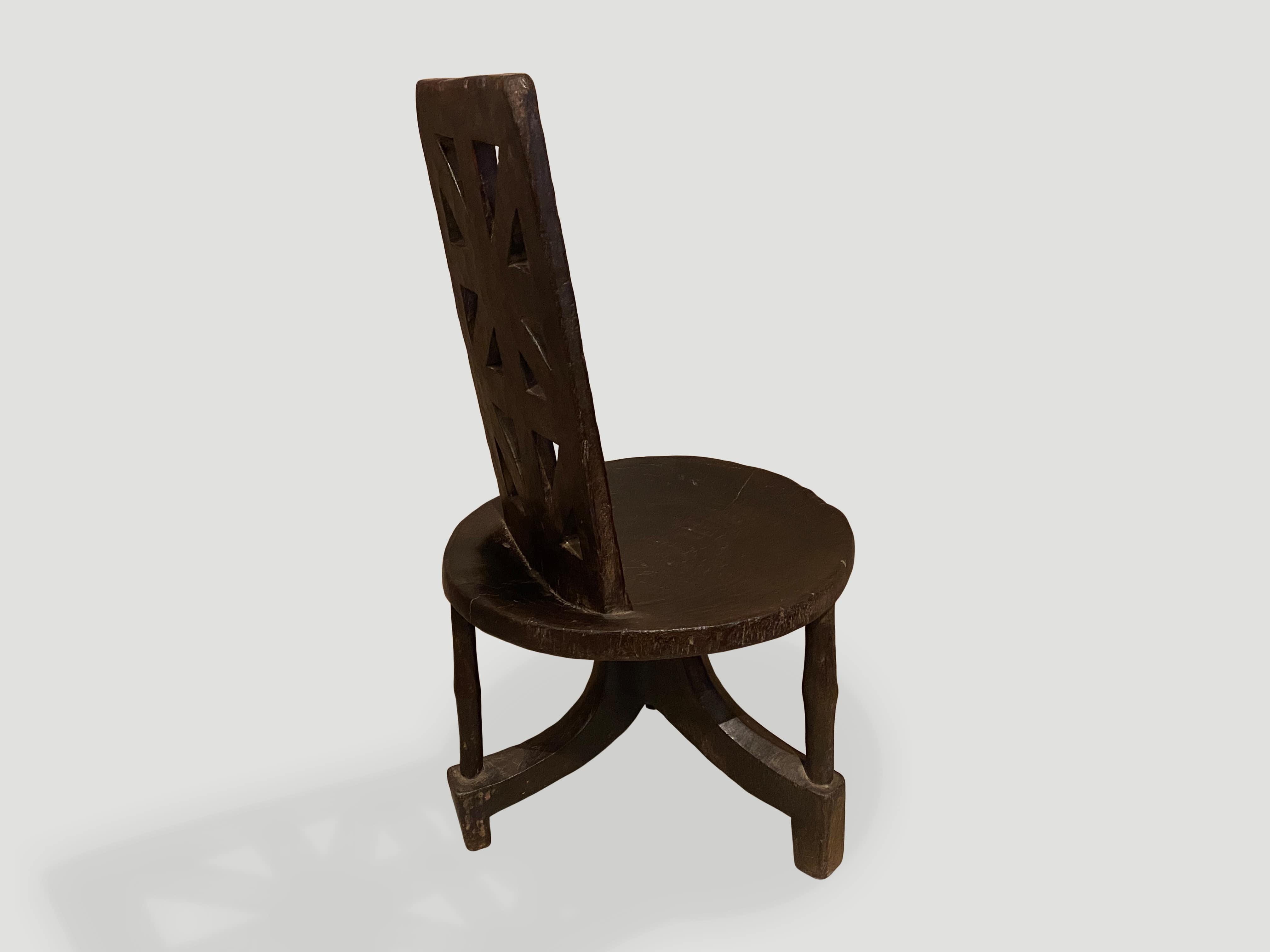 antique Ethiopian chair