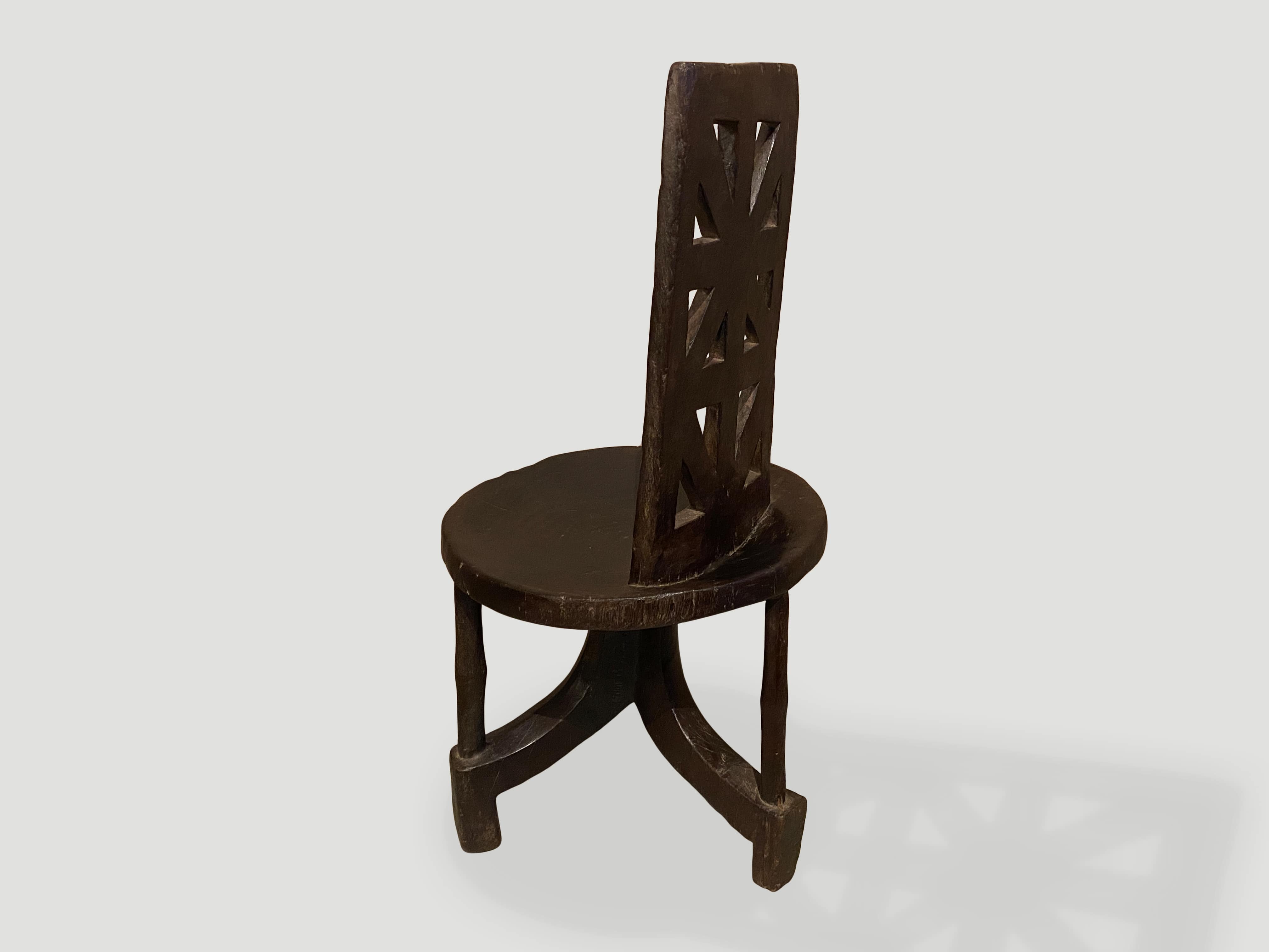 antique Ethiopian chair