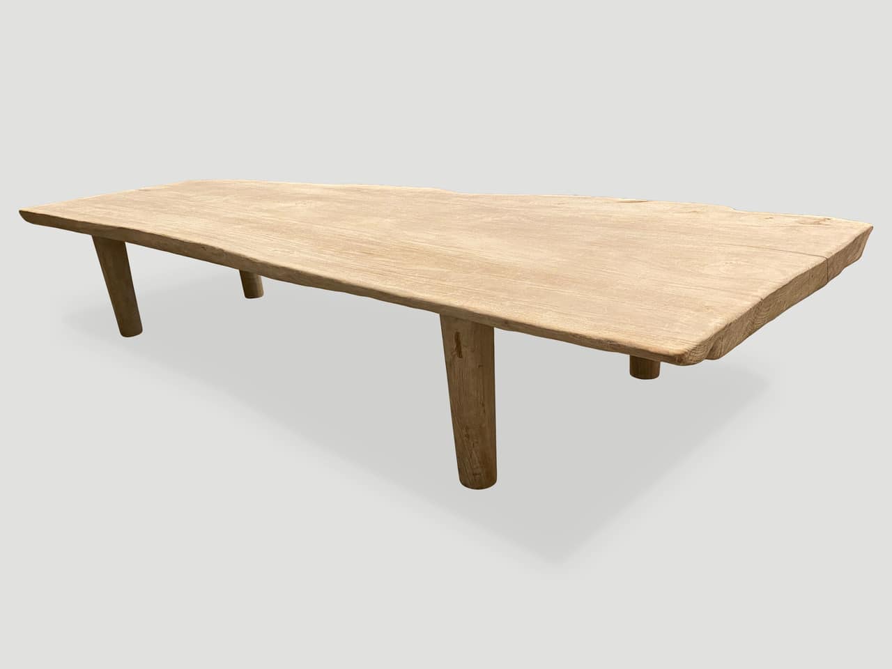 reclaimed teak wood bench or coffee table