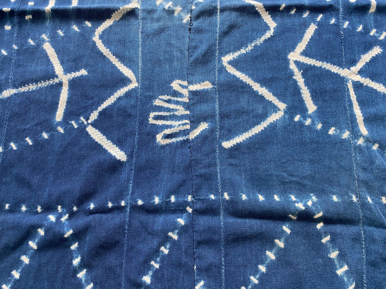 antique indigo Mali textile