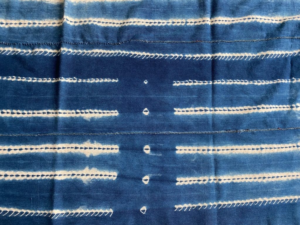 Antique Indigo Mali Textile 328H - Andrianna Shamaris