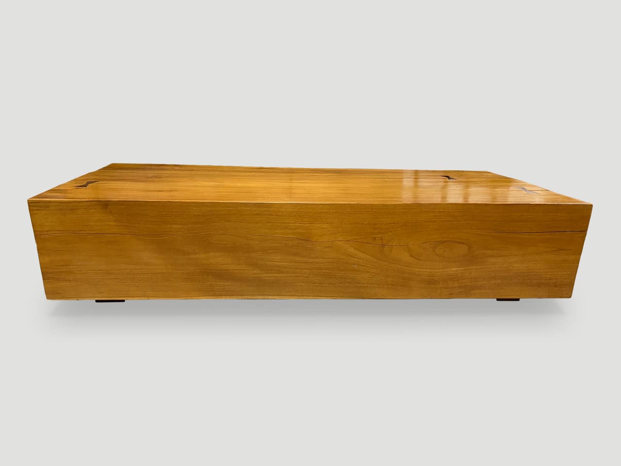 modern teak wood coffee table