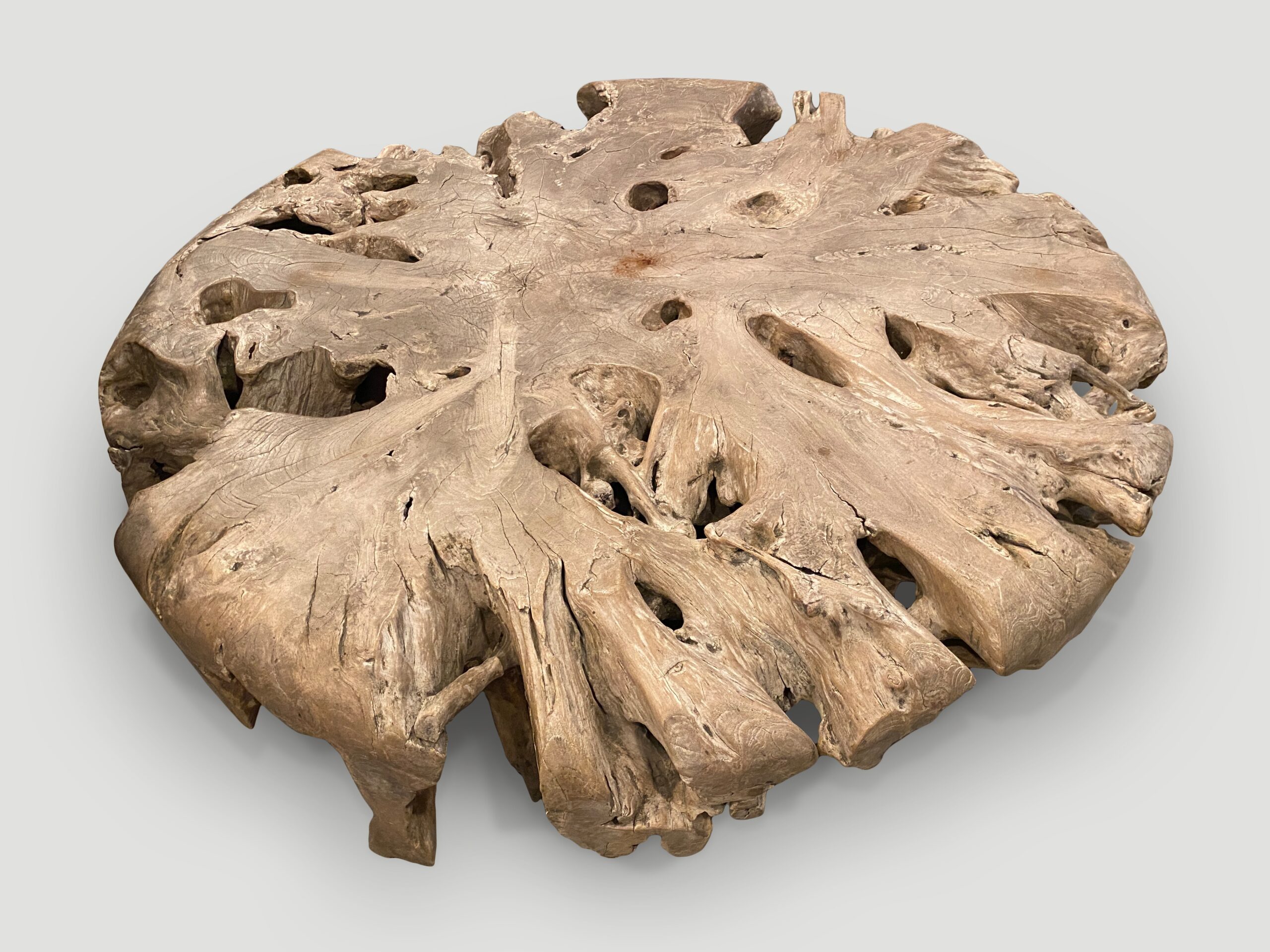 teak root coffee table