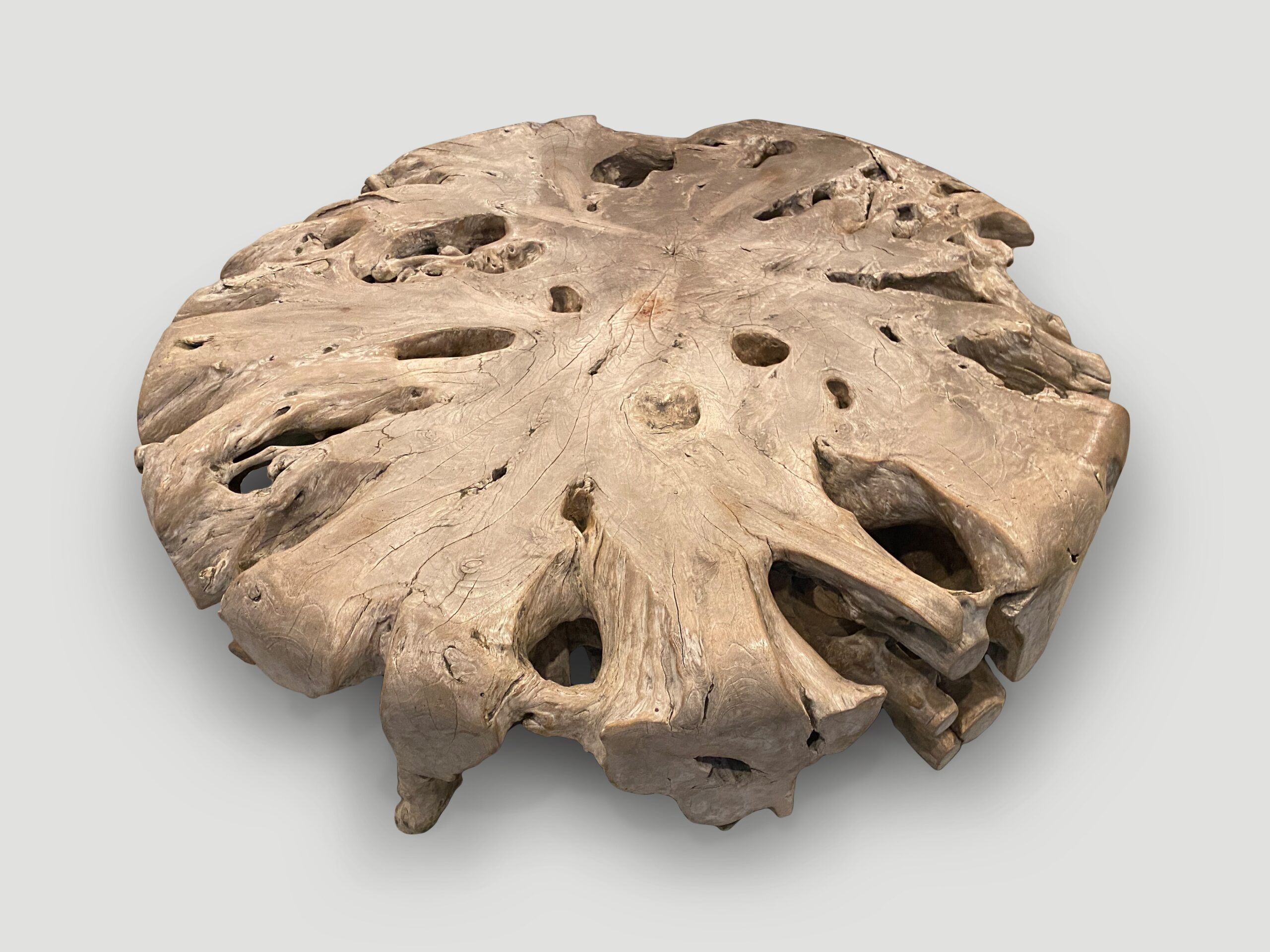 teak root coffee table