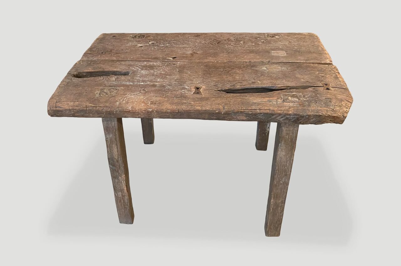 Wabi Sabi side table or small console table