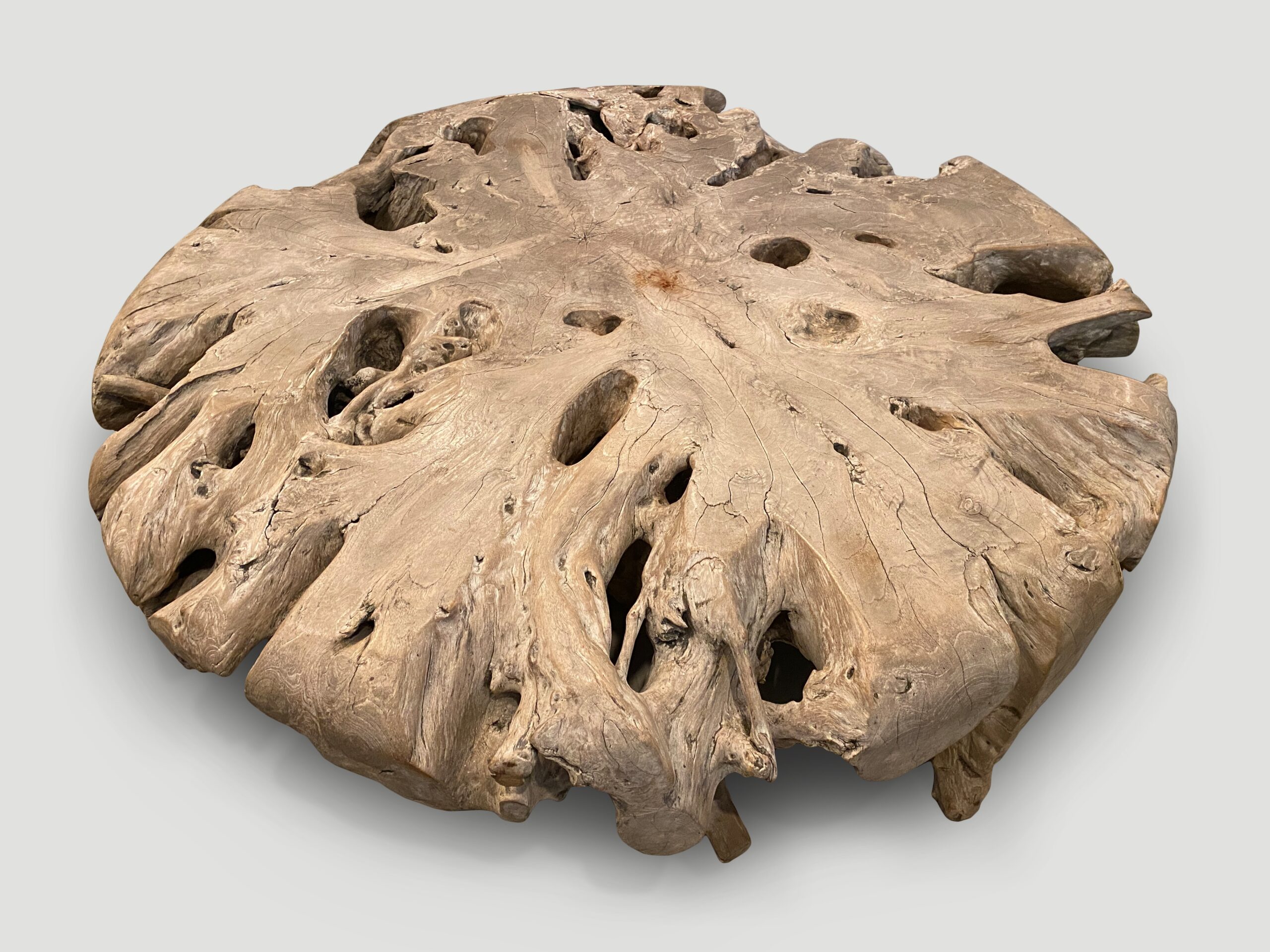 teak root coffee table