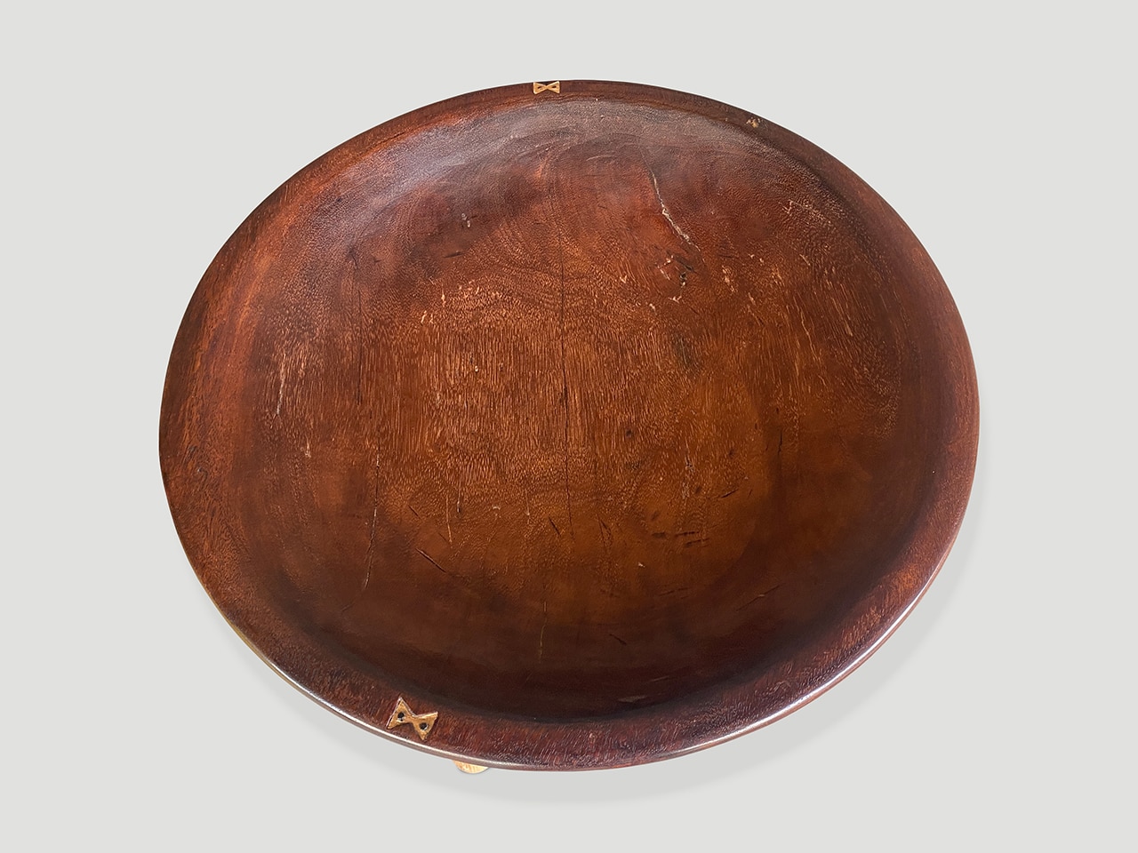 Merbau deep wood bowl from Sumatra