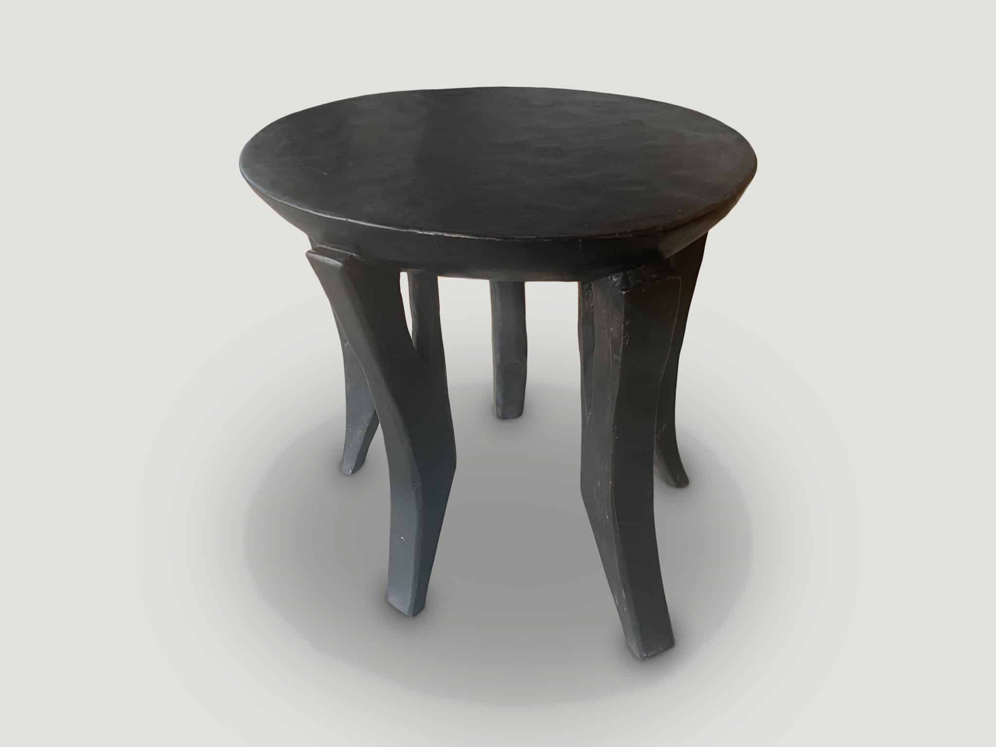 African mahogany side table