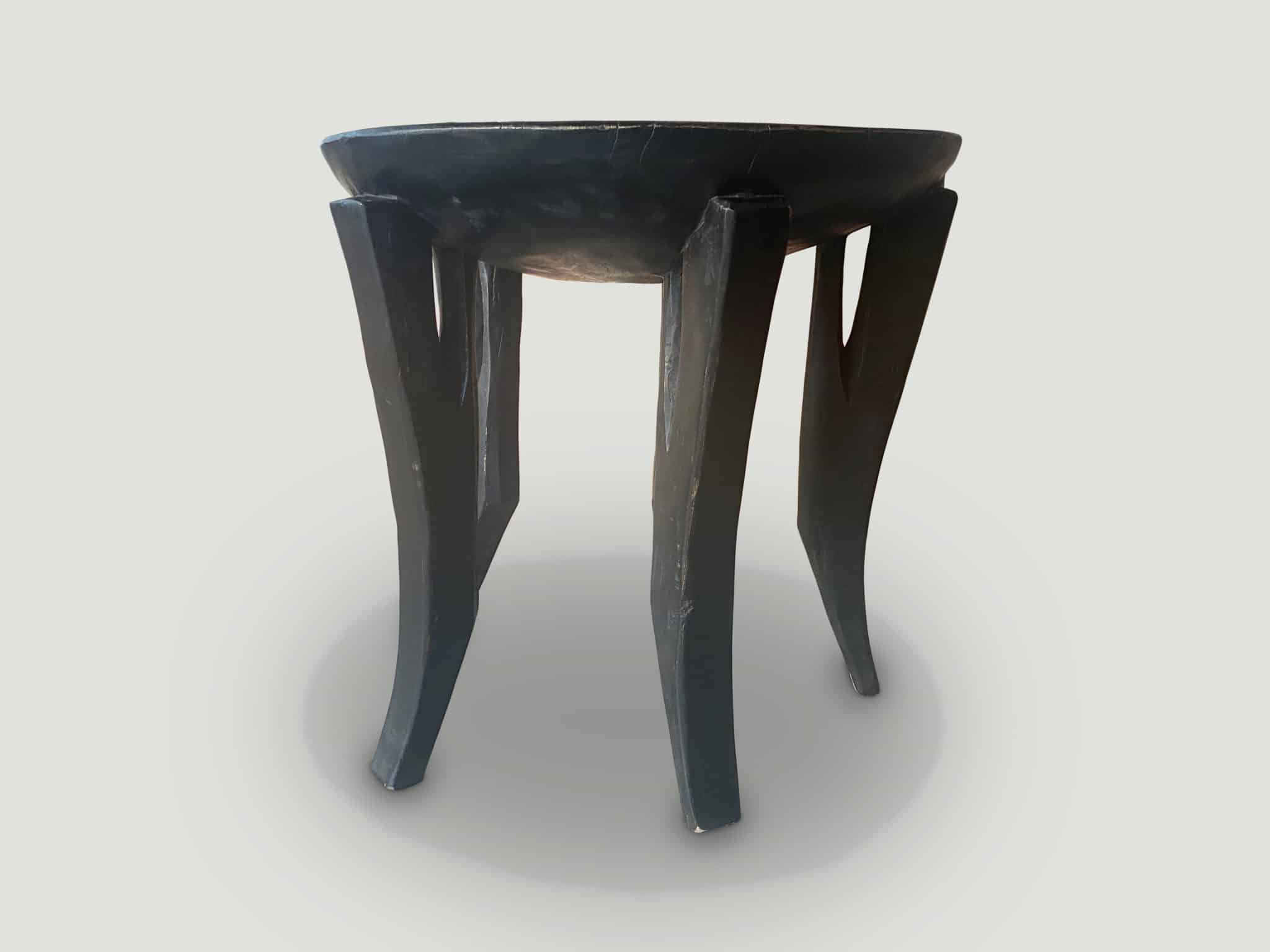 African mahogany side table