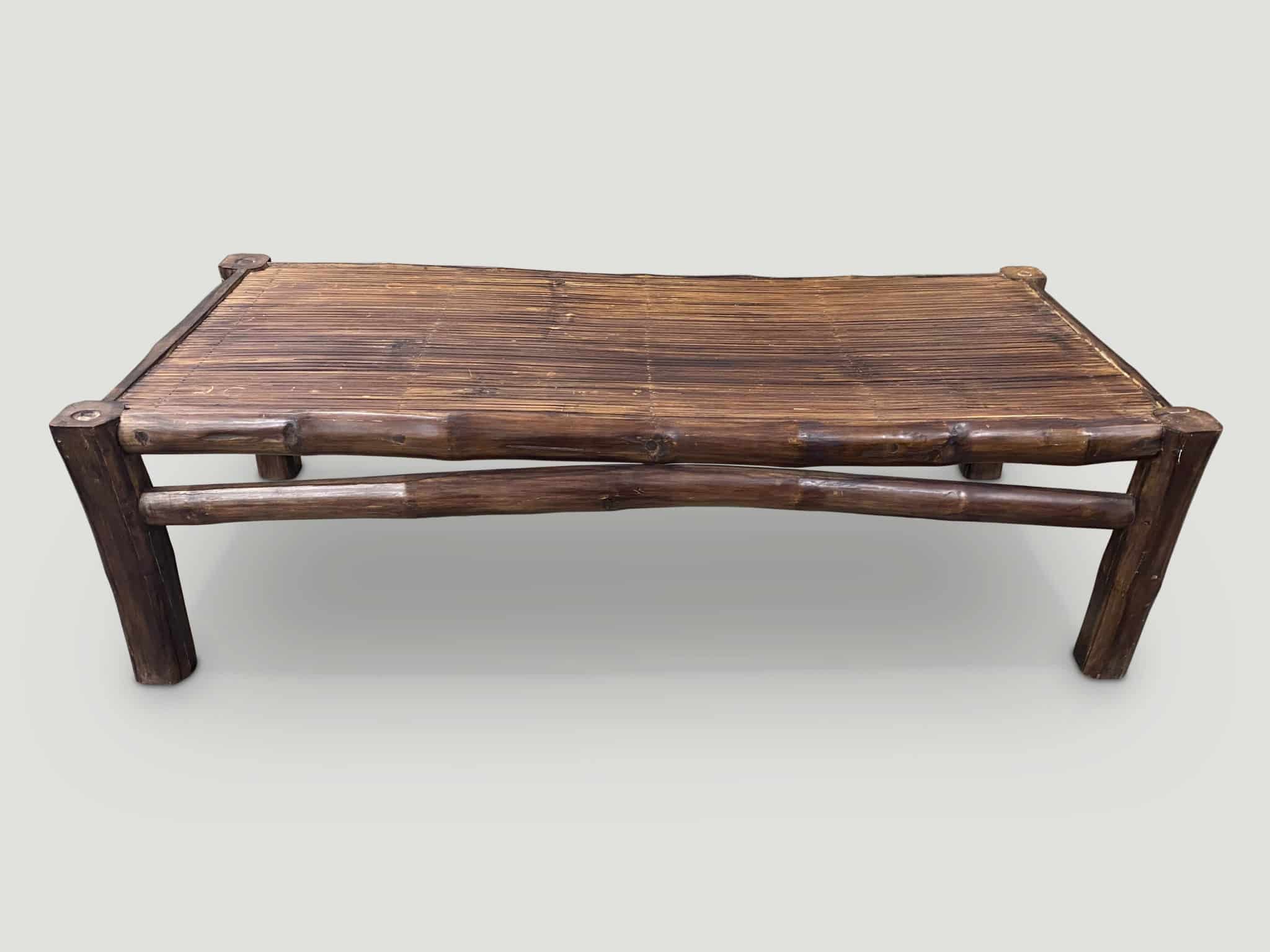 bamboo coffee table