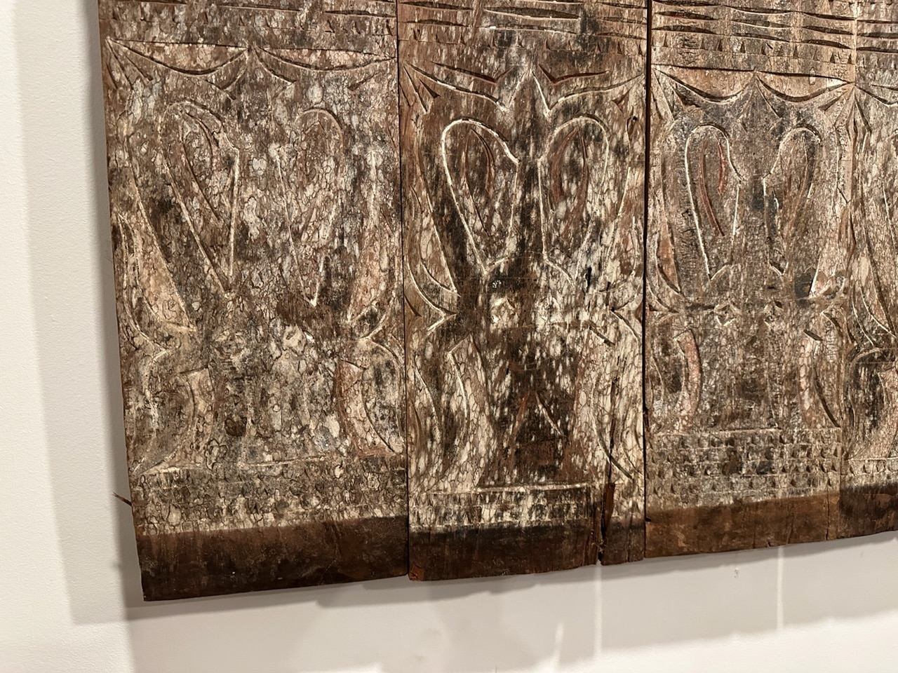 ANCIENT HAND CARVED PANEL