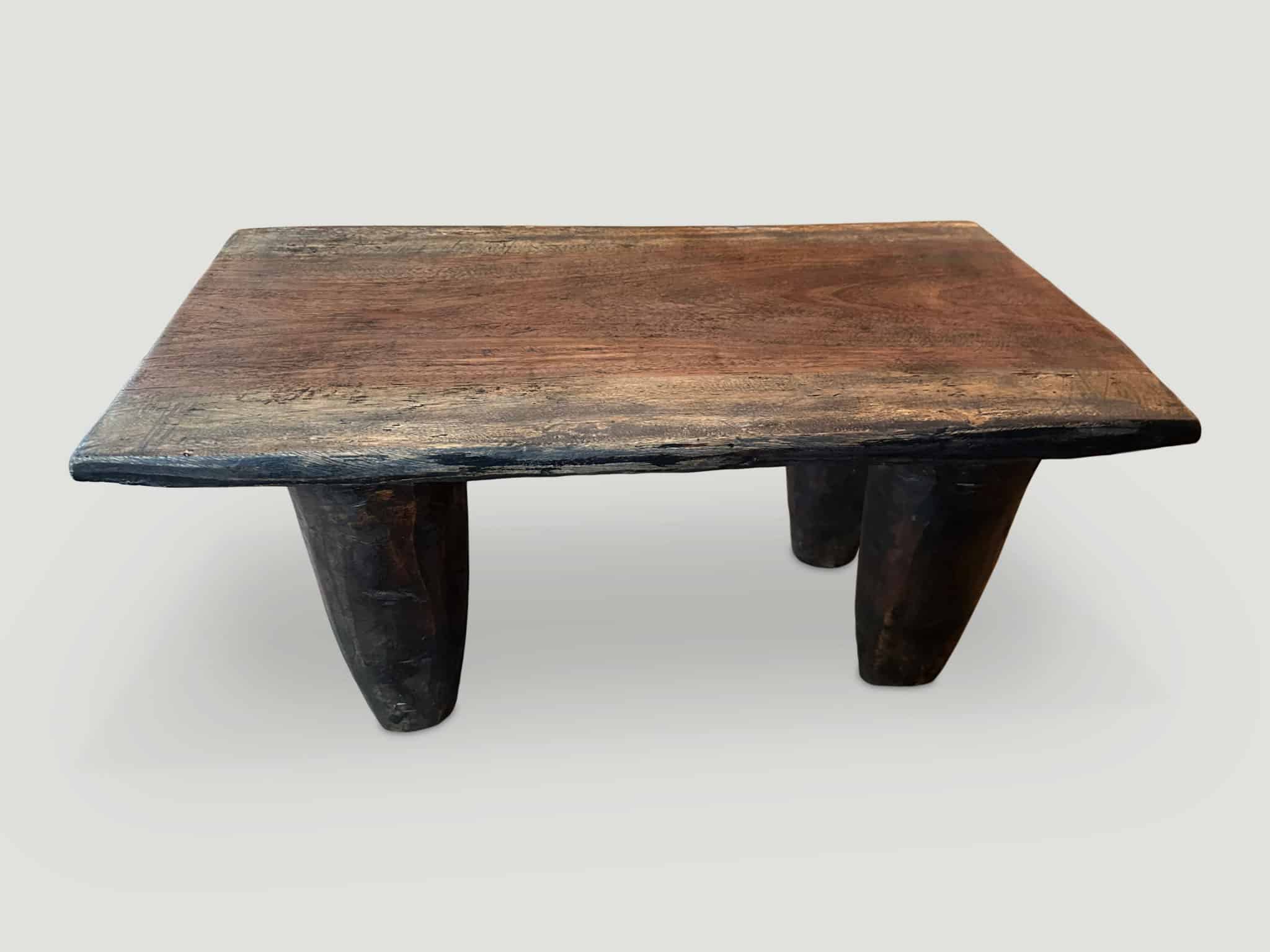 ANTIQUE AFRICAN SENUFU COFFEE TABLE OR BENCH