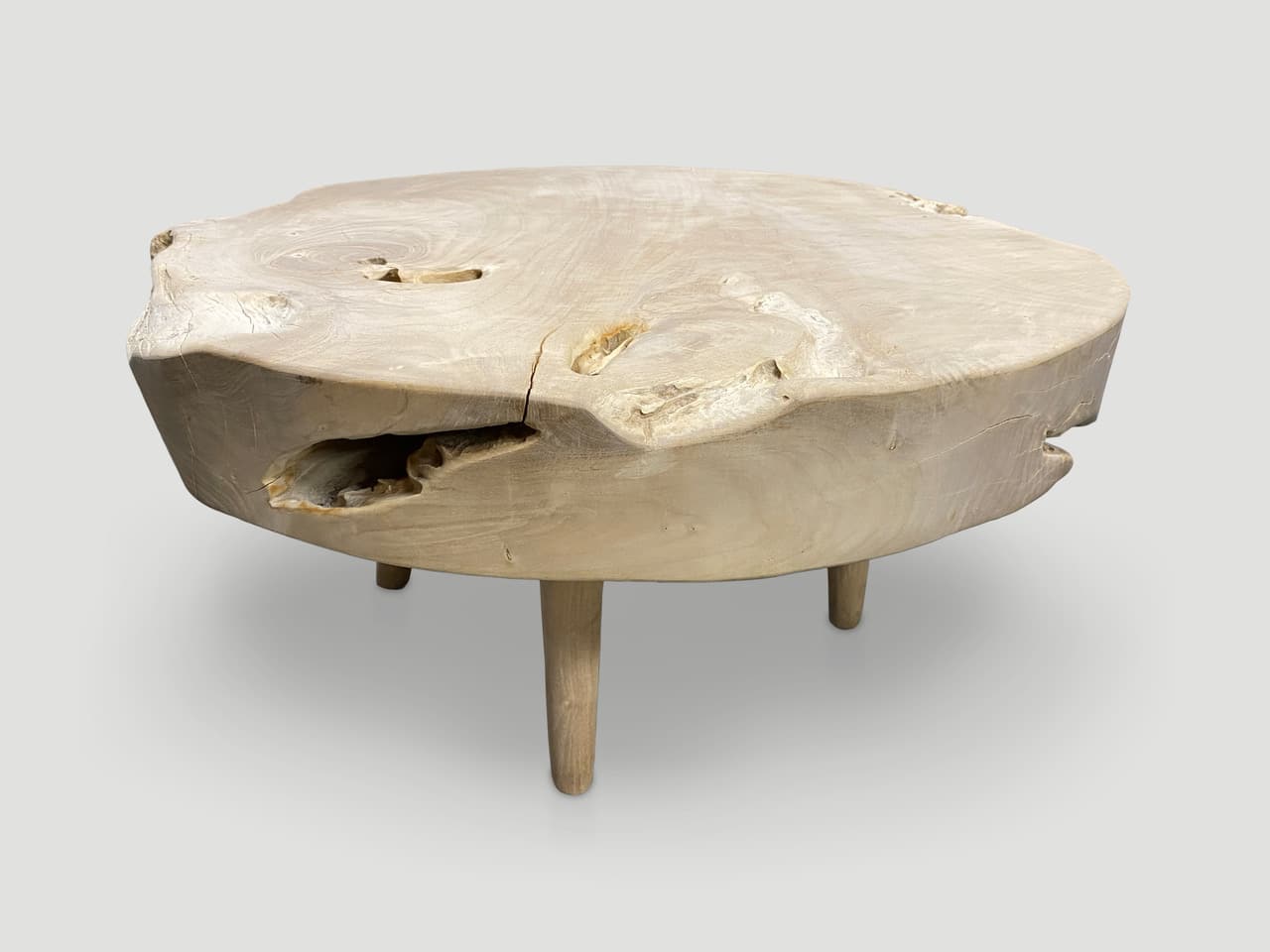 mid century style organic coffee table