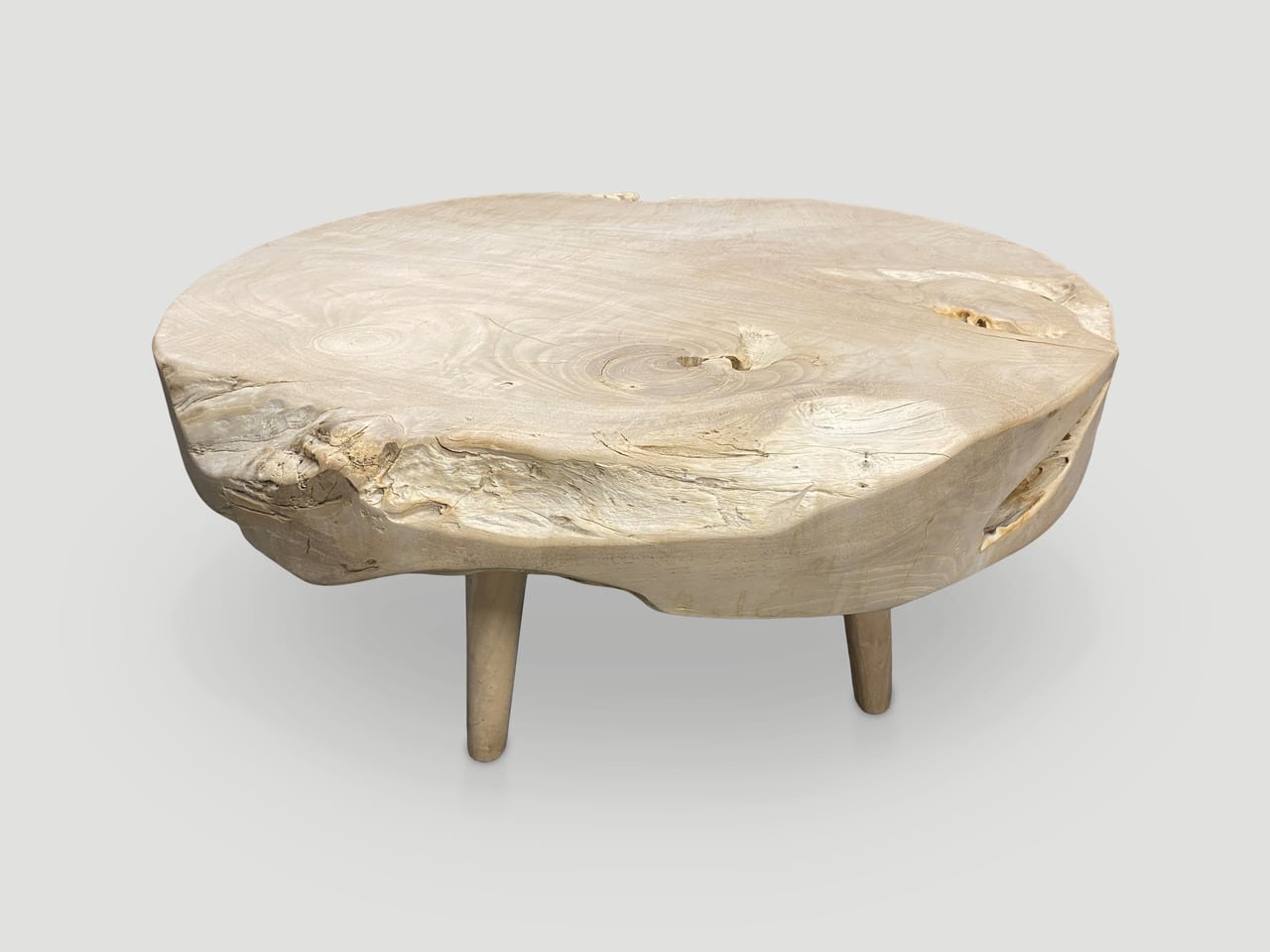 mid century style organic coffee table