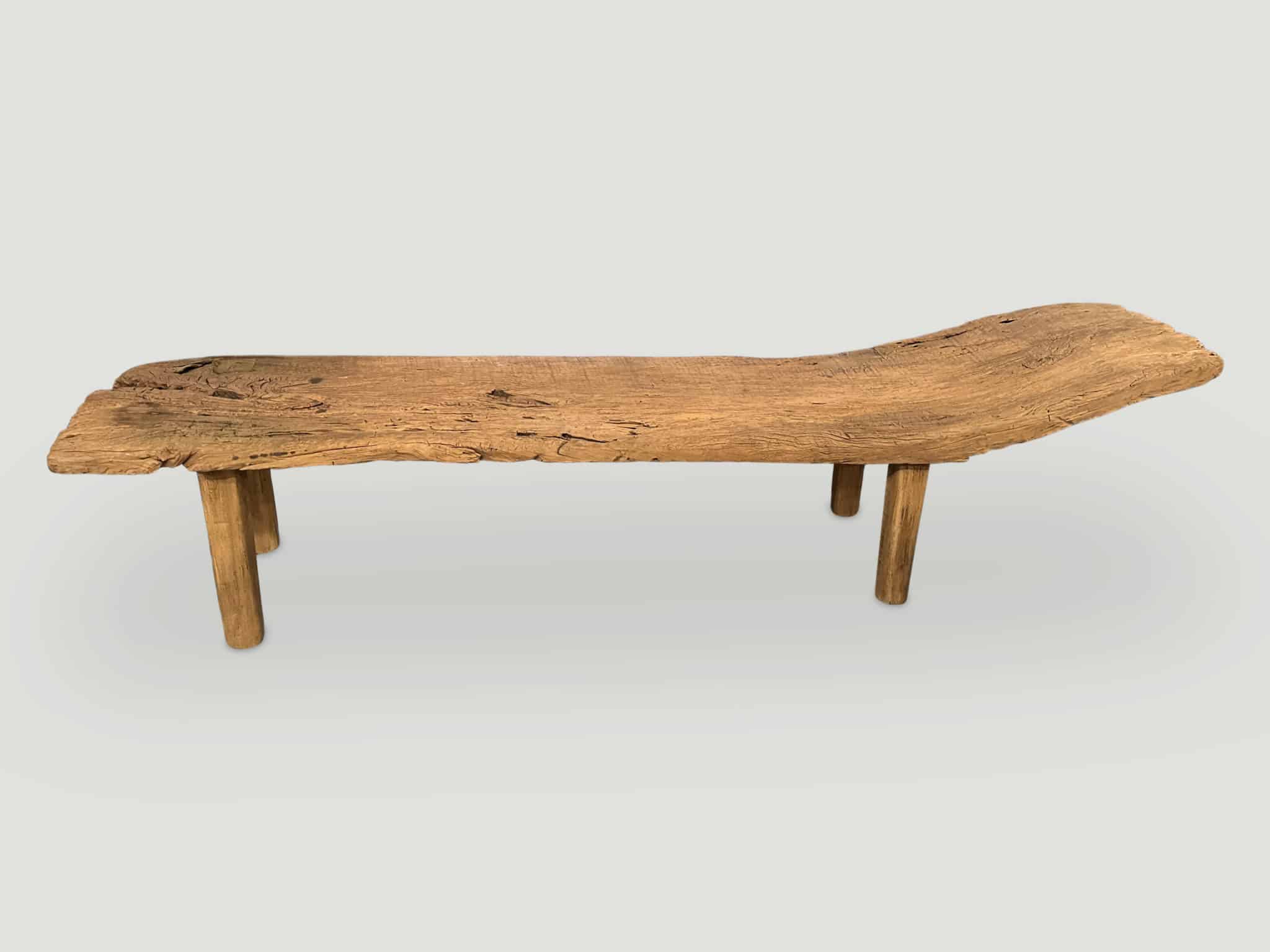 teak wood impressive bench