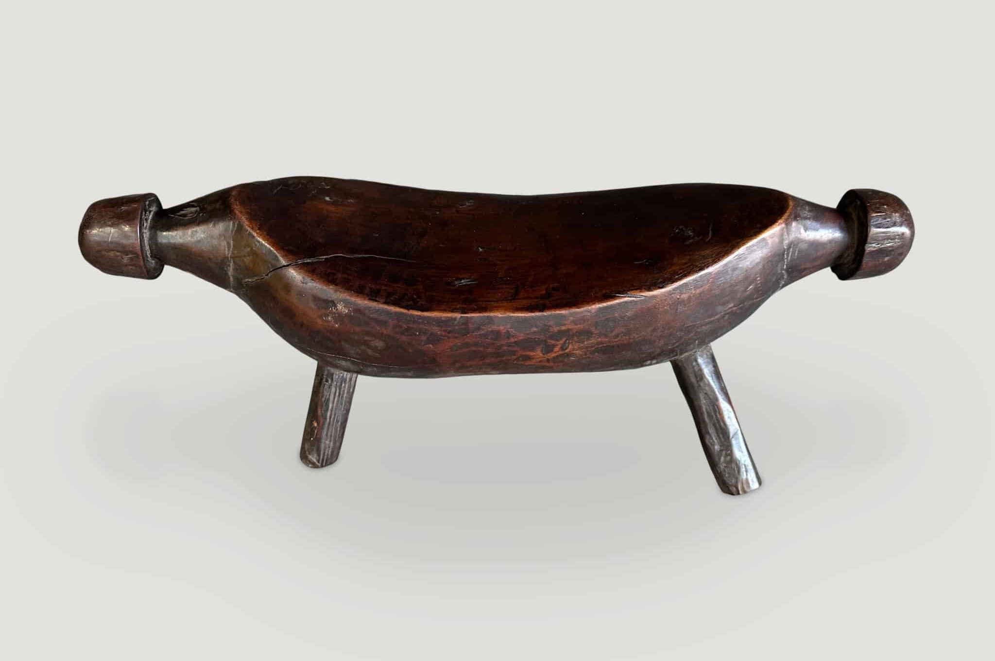 ANTIQUE AFRICAN HEAD REST