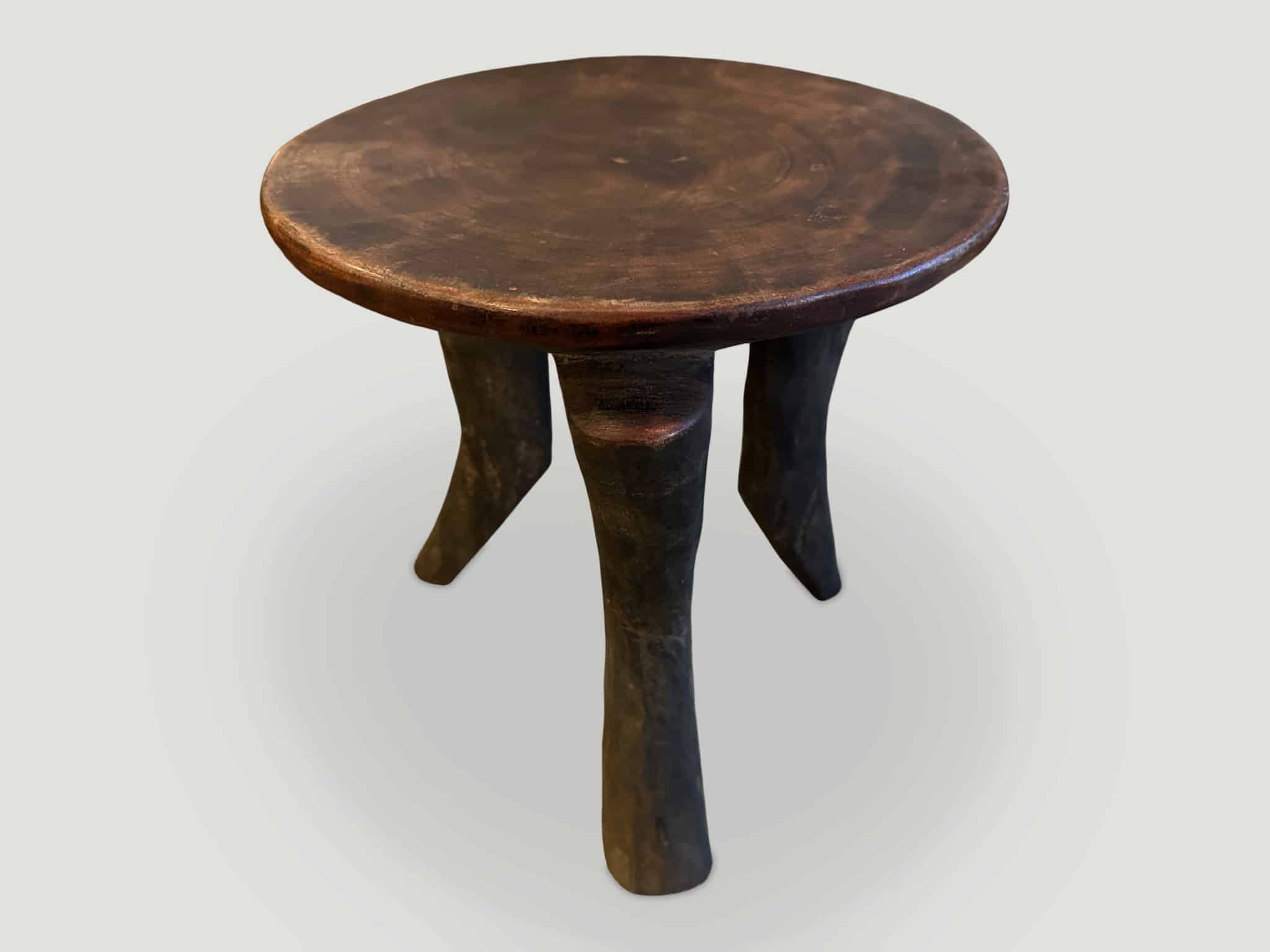 antique African side table