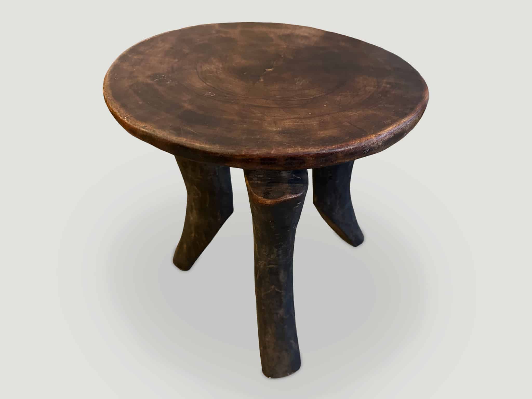 antique African side table