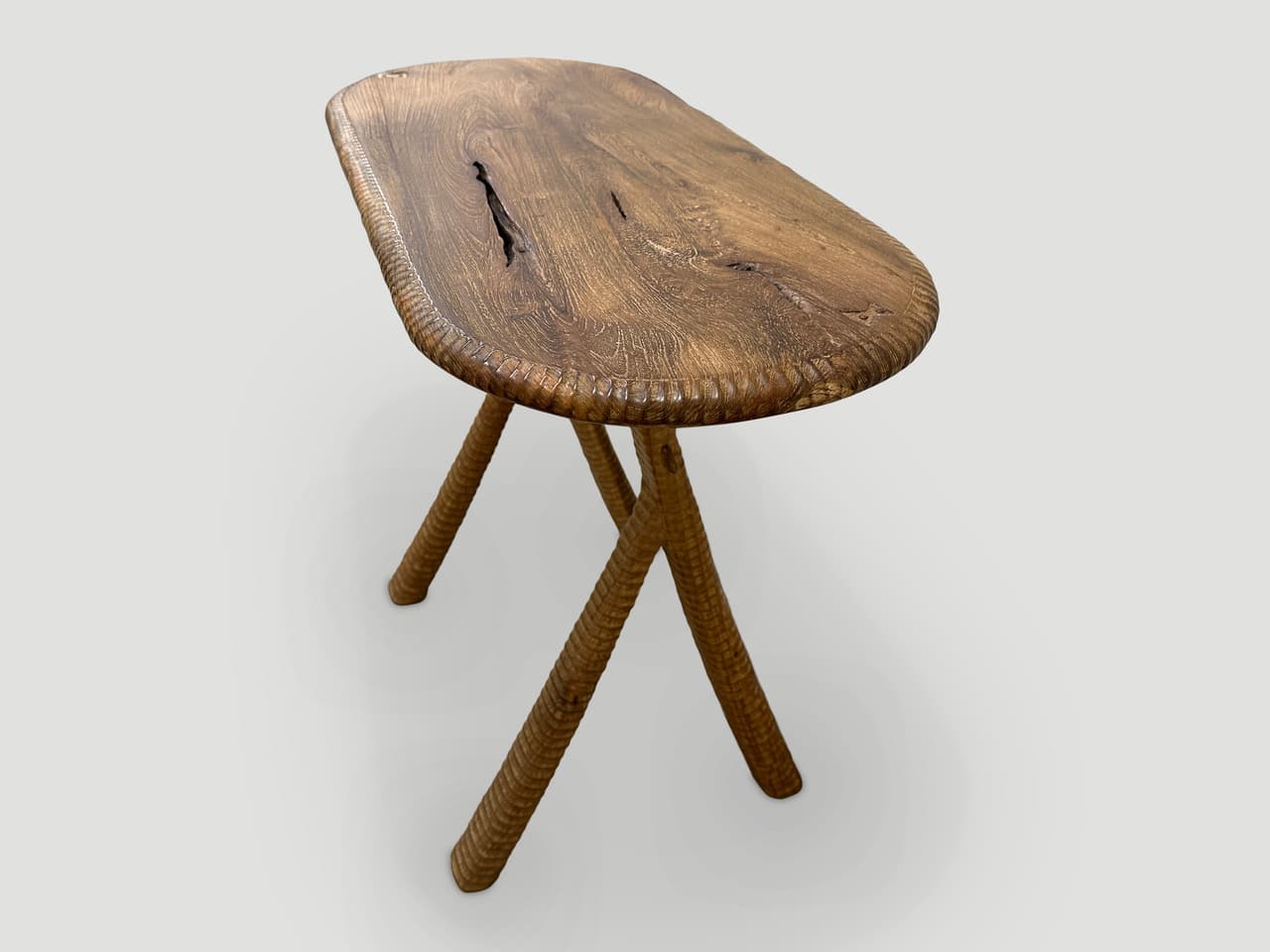 mid century couture side table