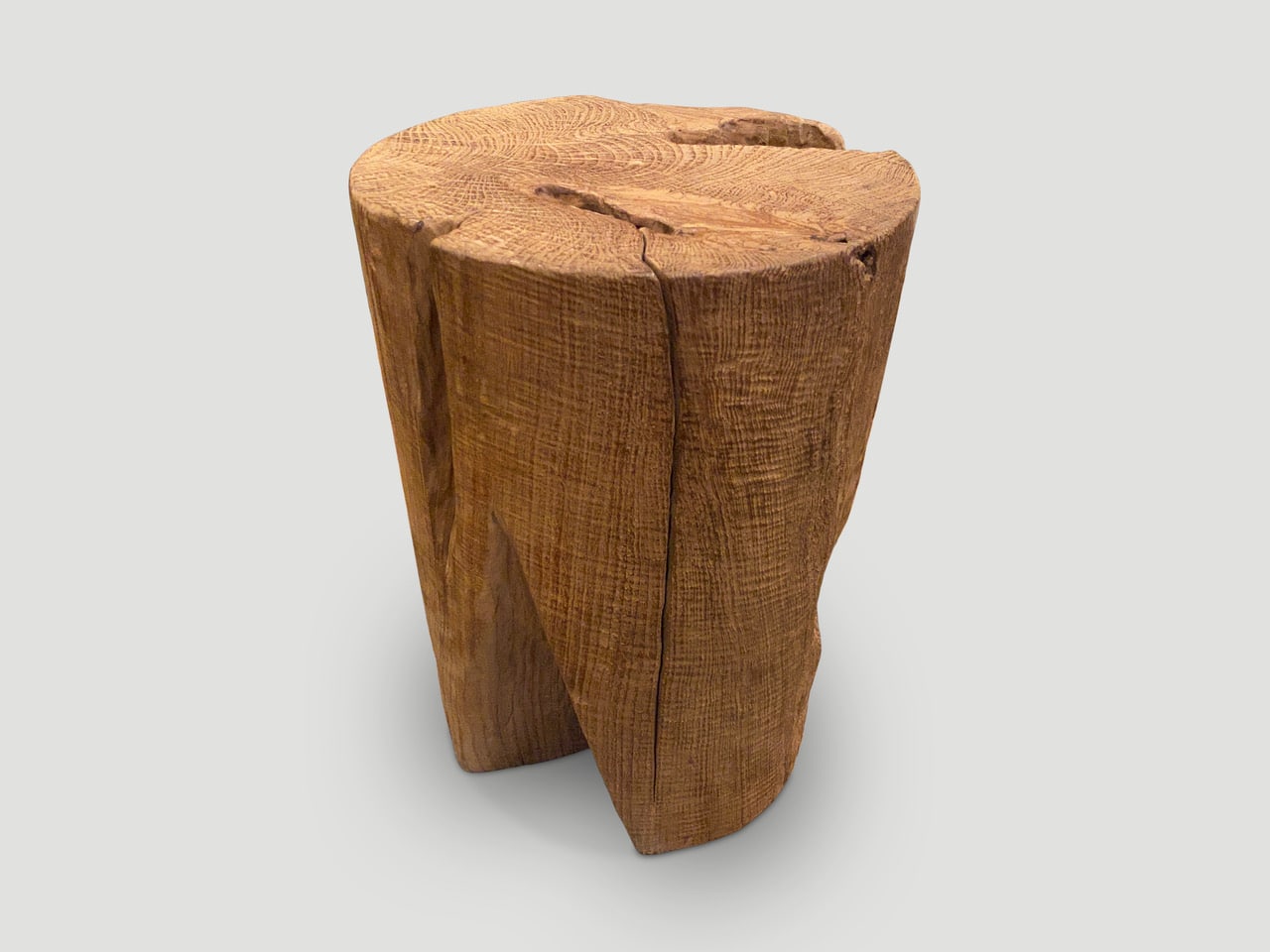 organic cylinder side table