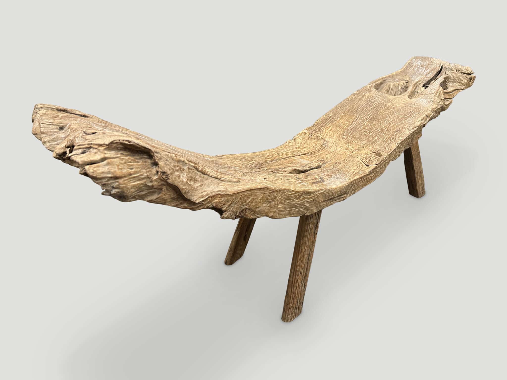 PRIMITIVE ANTIQUE BENCH OR CHAISE