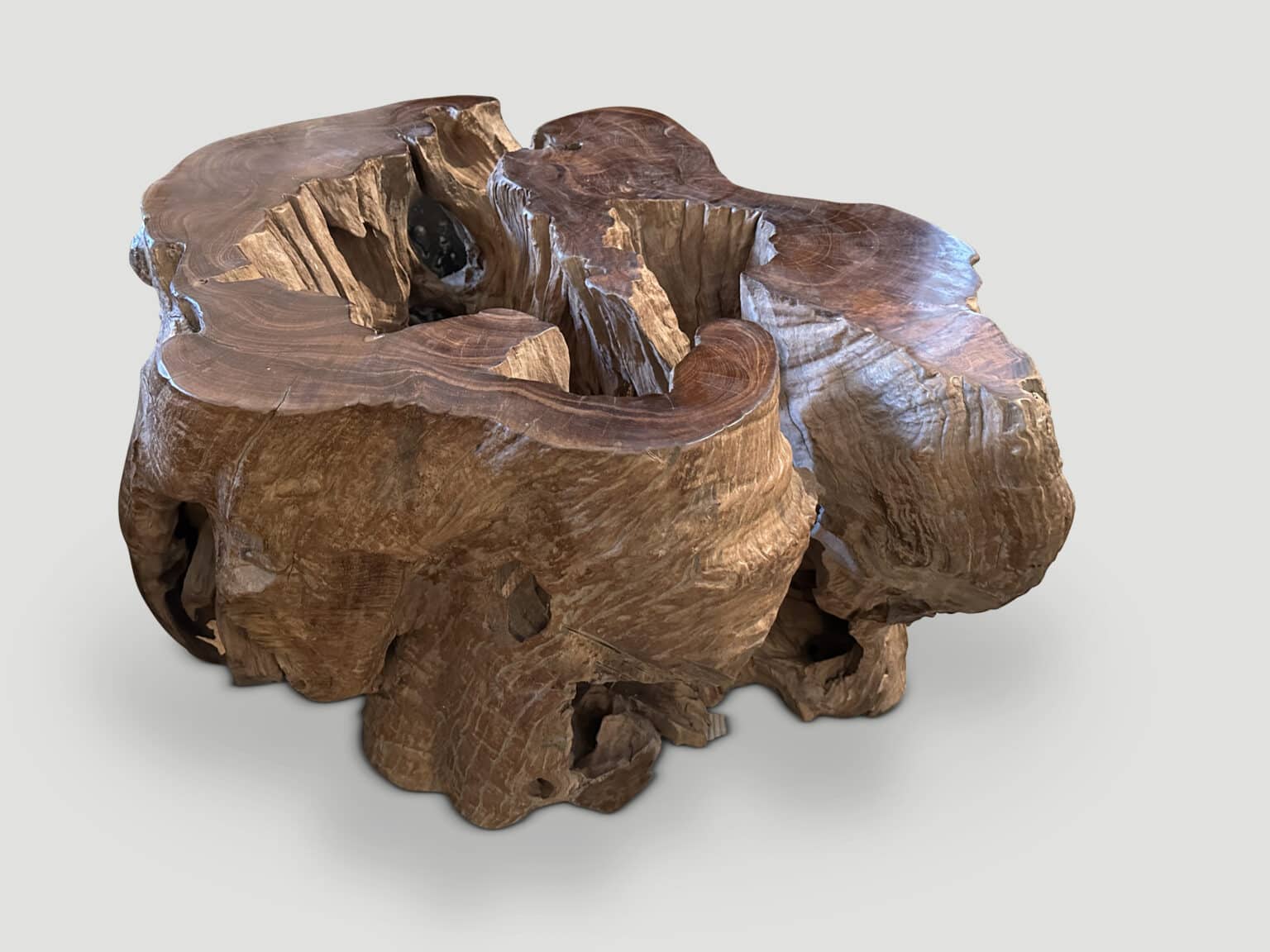 Organic Coffee Table Or Pedestal F448m - Andrianna Shamaris