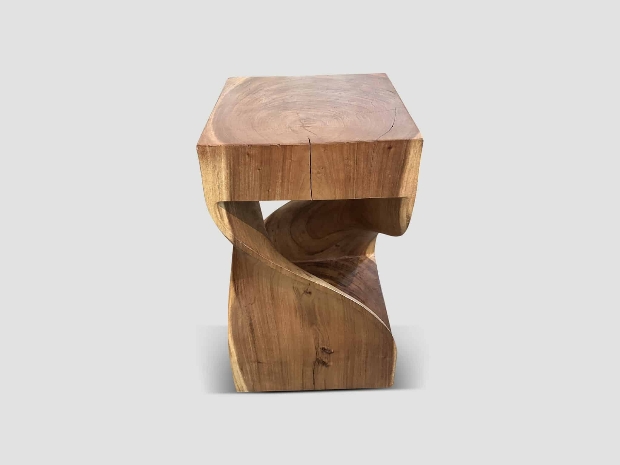 sculptural side table or pedestal
