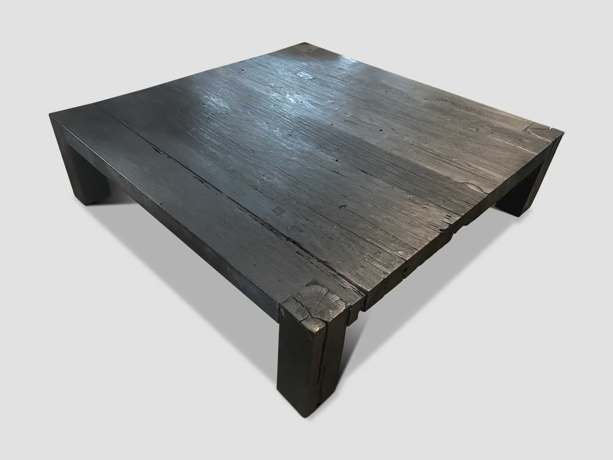 reclaimed meranti wood coffee table