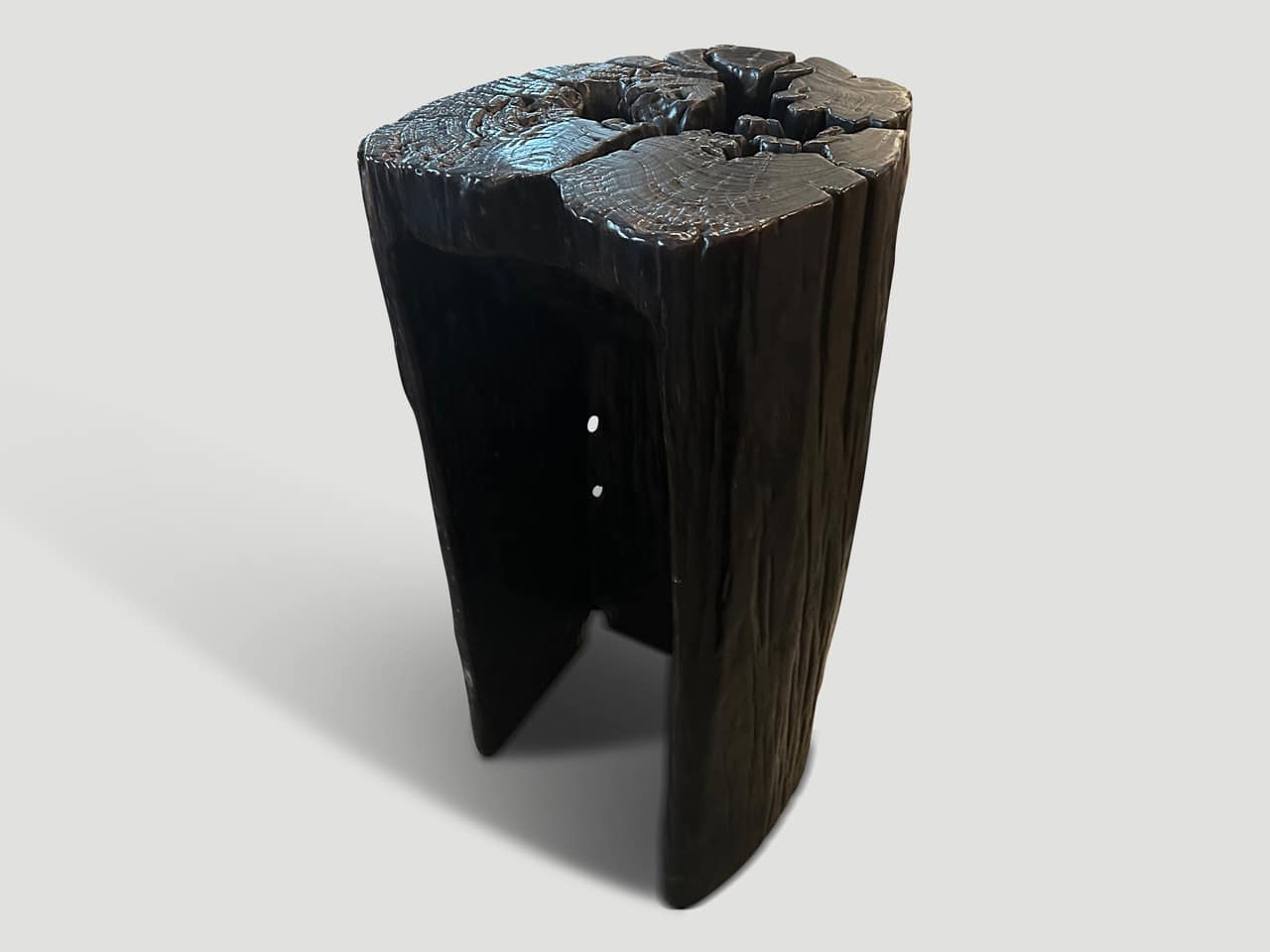 teak wood pedestal or bench