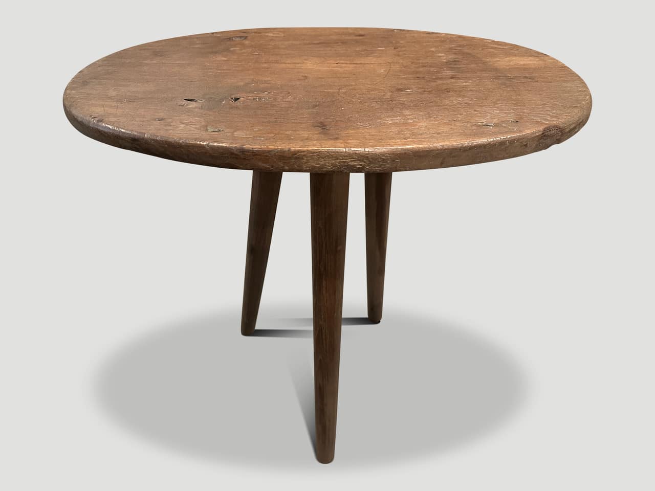 minimalist tripod side table