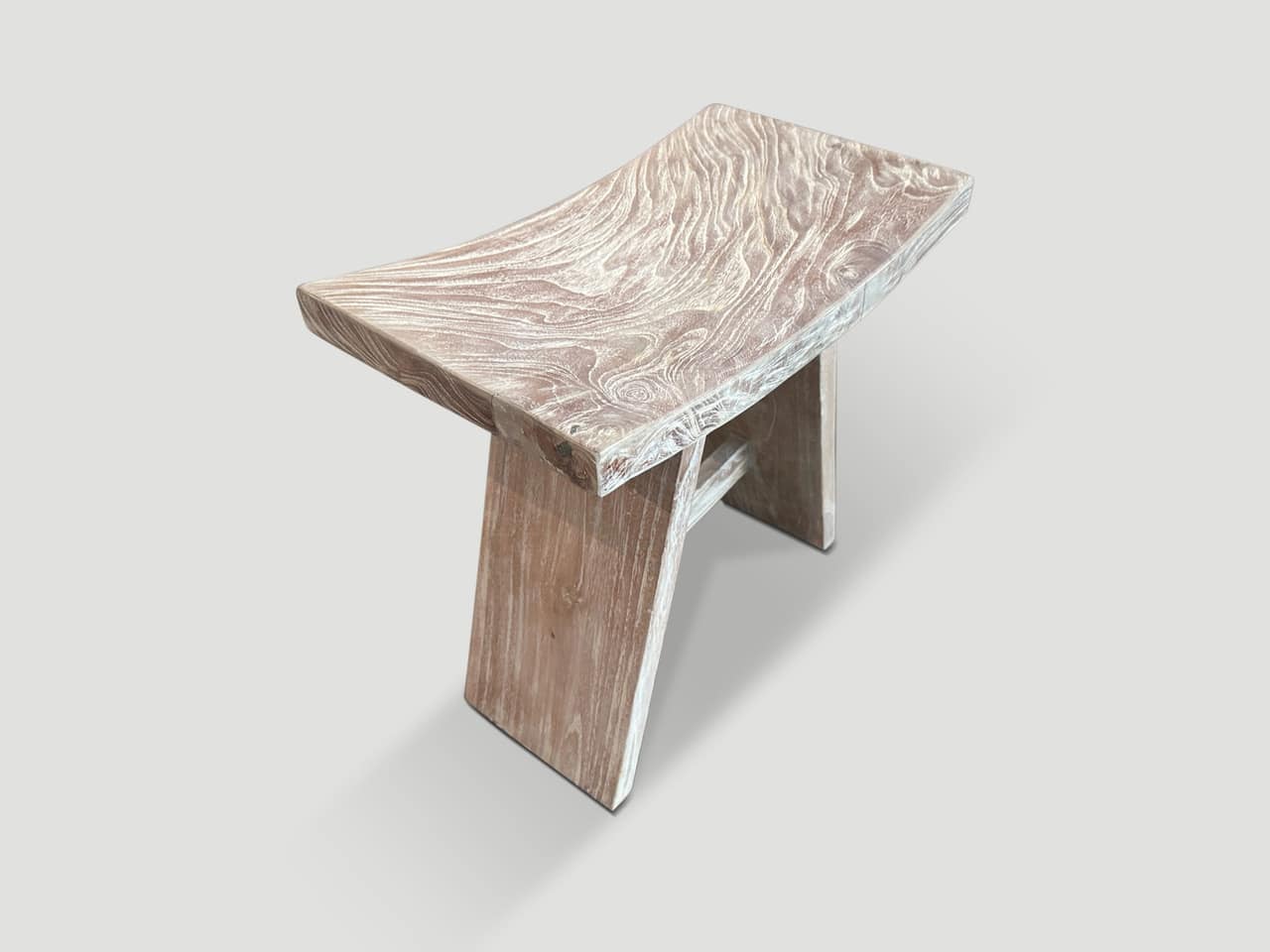 sleek minimalist bench or stool
