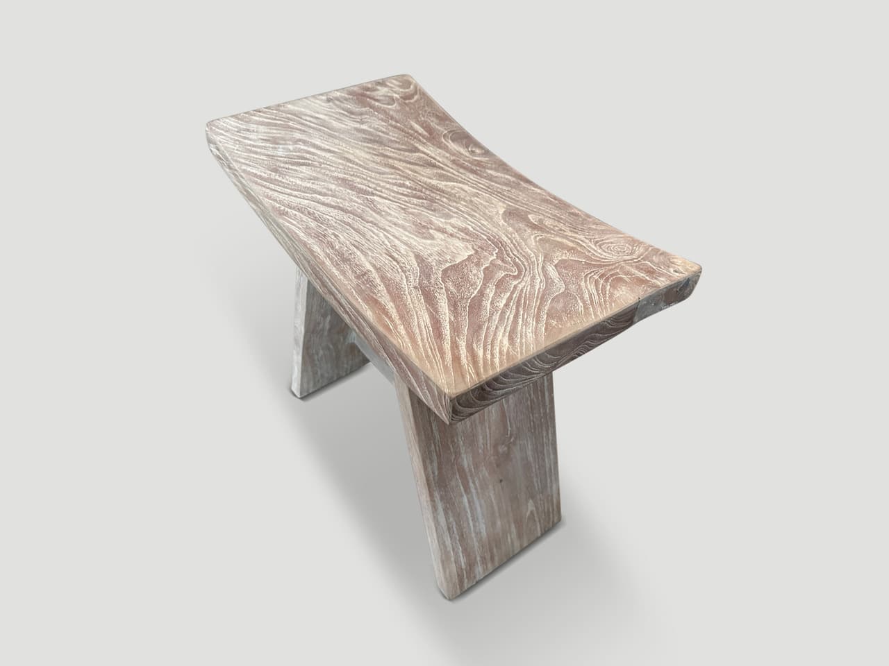 sleek minimalist bench or stool