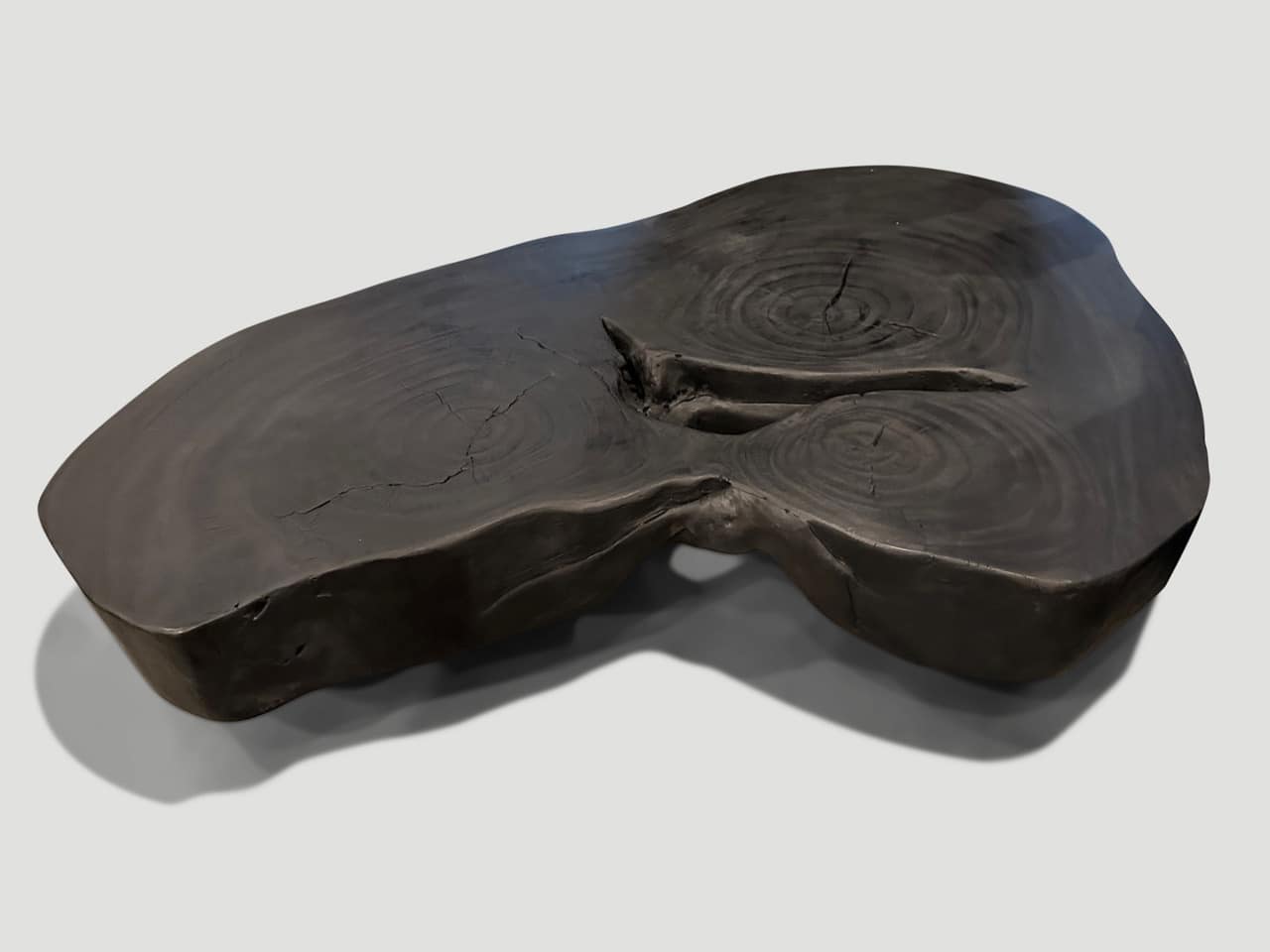 hand carved reclaimed suar wood coffee table