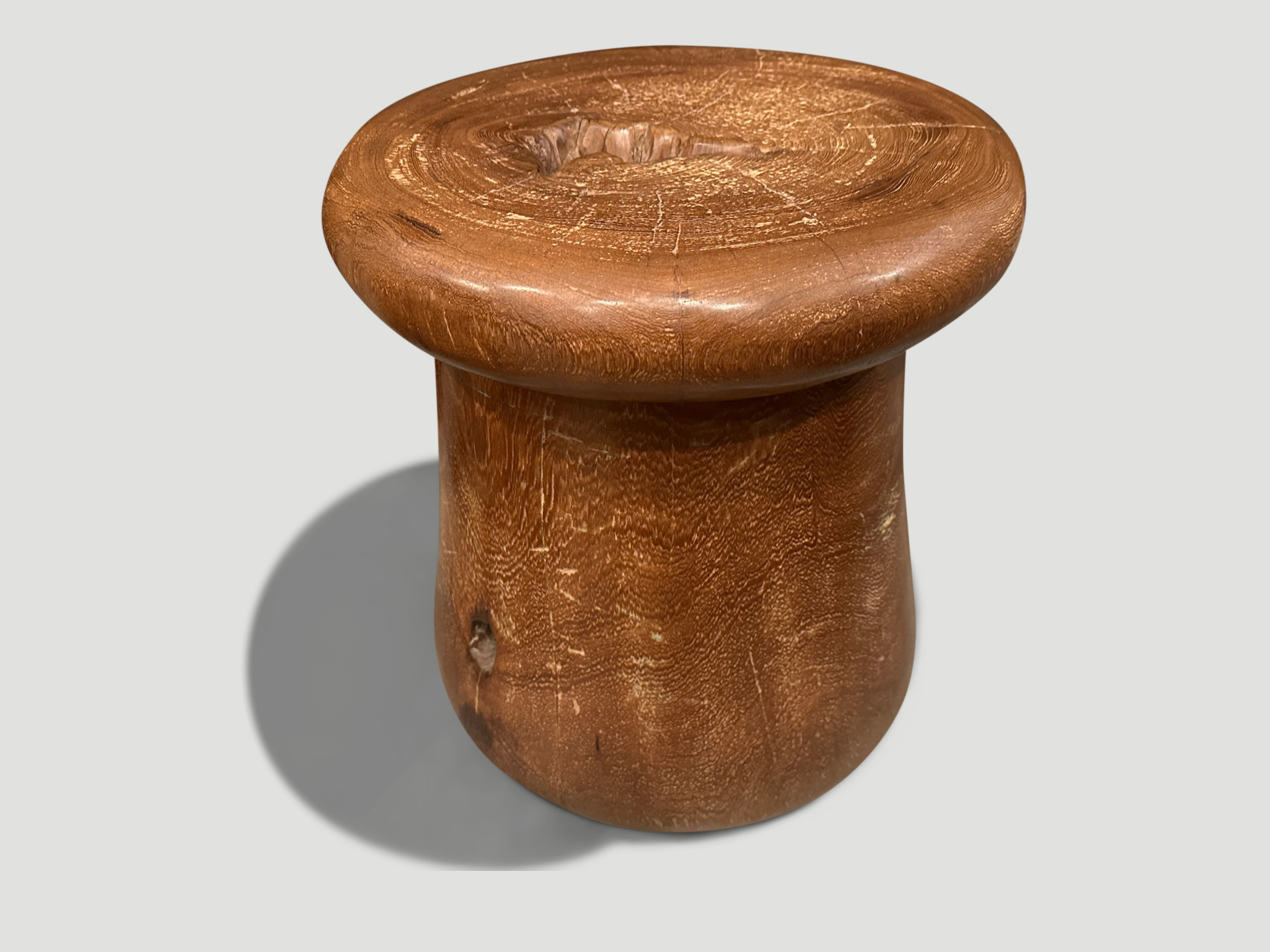 CENTURY OLD TEAK WOOD SIDE TABLE OR STOOL