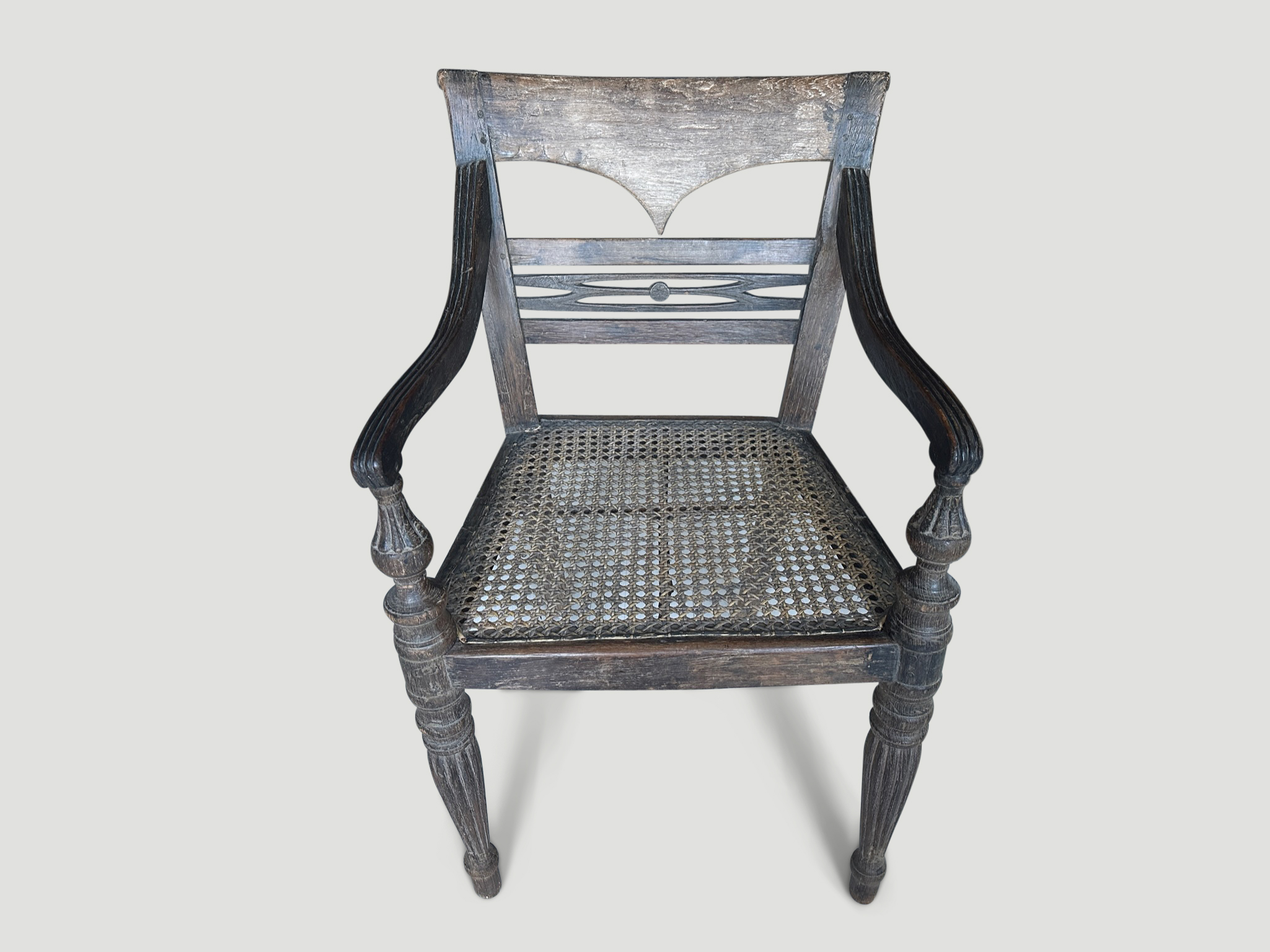 rare antique raffles arm chair